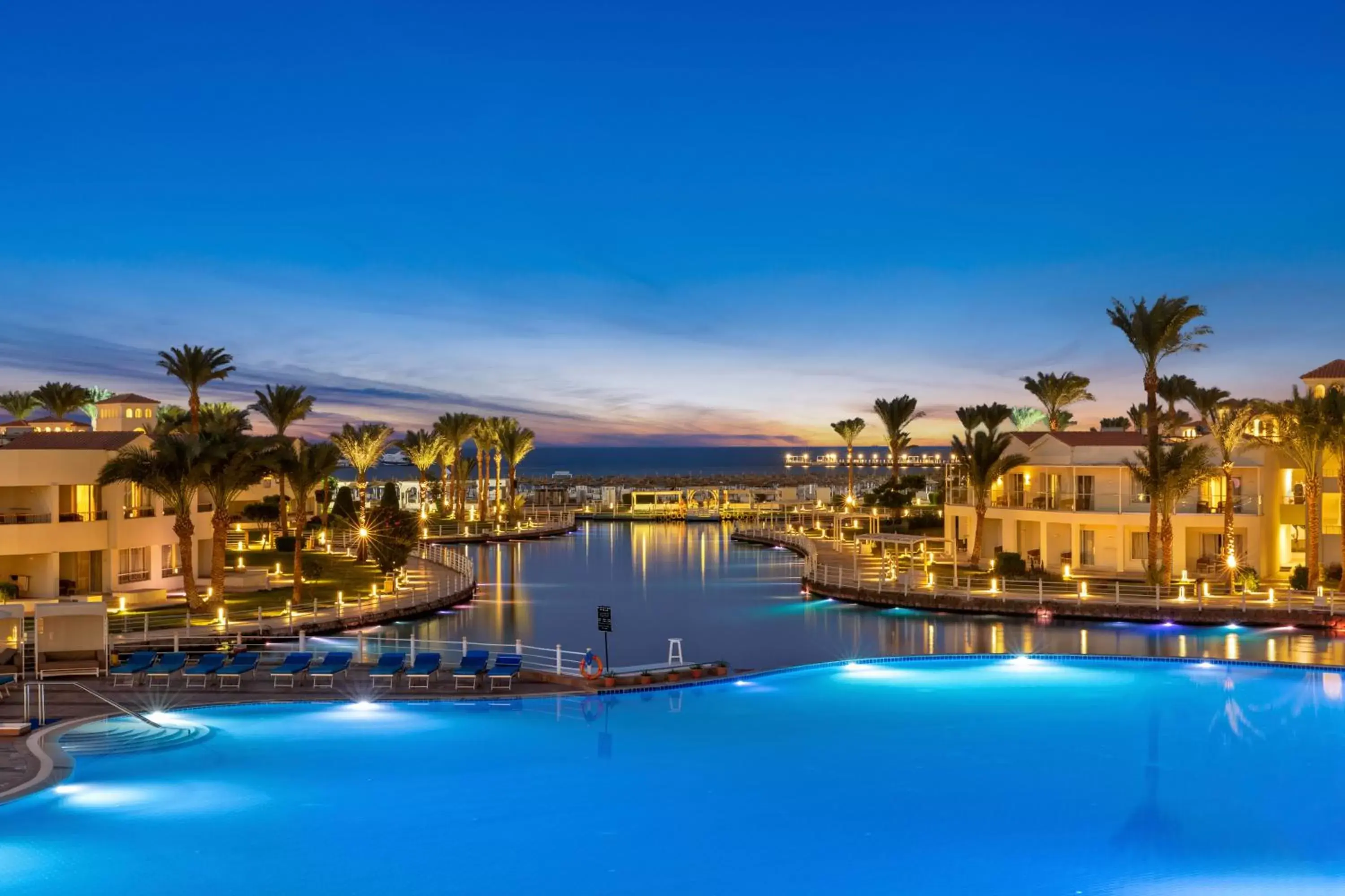 Sea view, Swimming Pool in Pickalbatros Dana Beach Resort - Hurghada