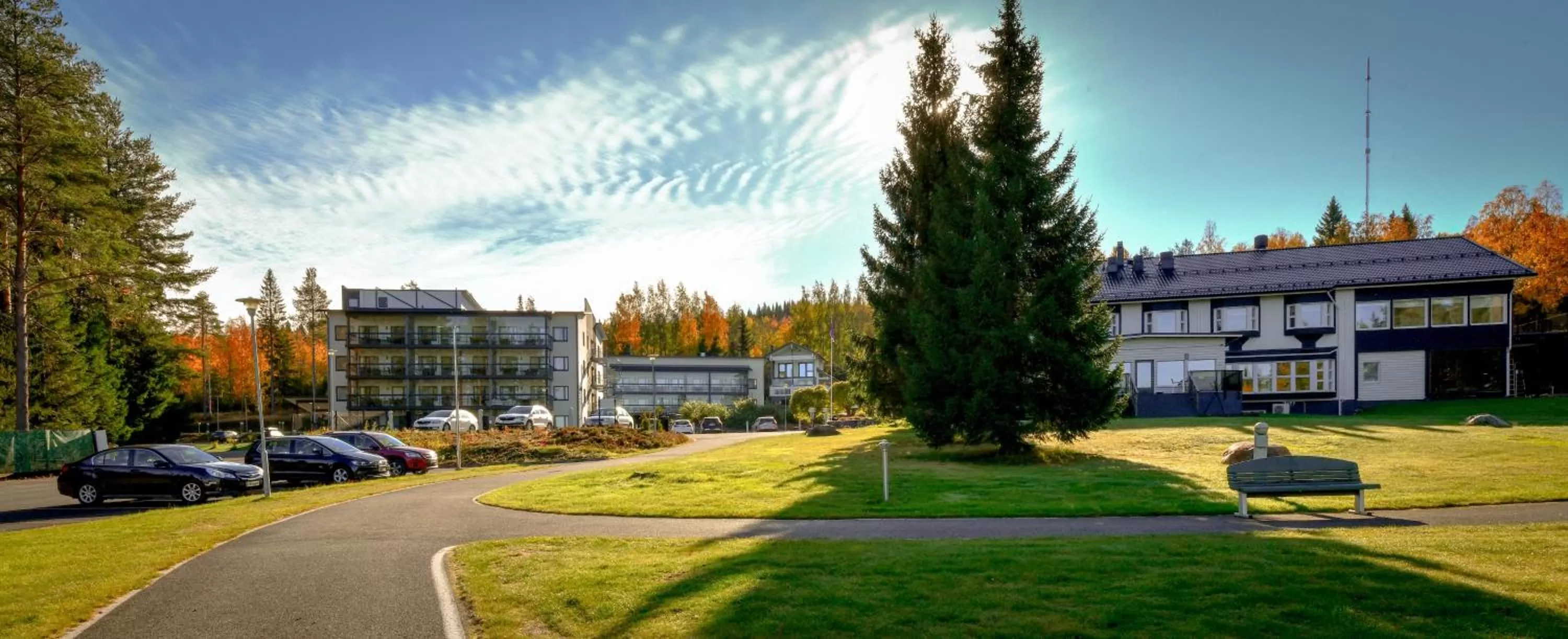 Property building in Hotel Aateli Lakeside