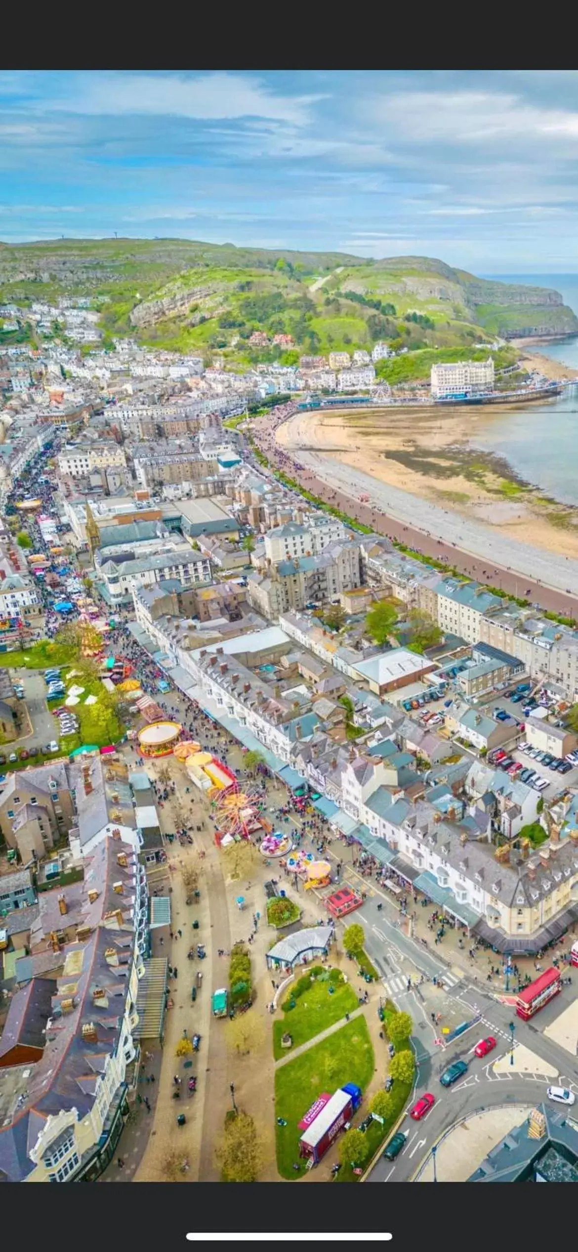 Nearby landmark, Bird's-eye View in King's Suite at The Copthorne, Colwyn Bay, LL29 7YP