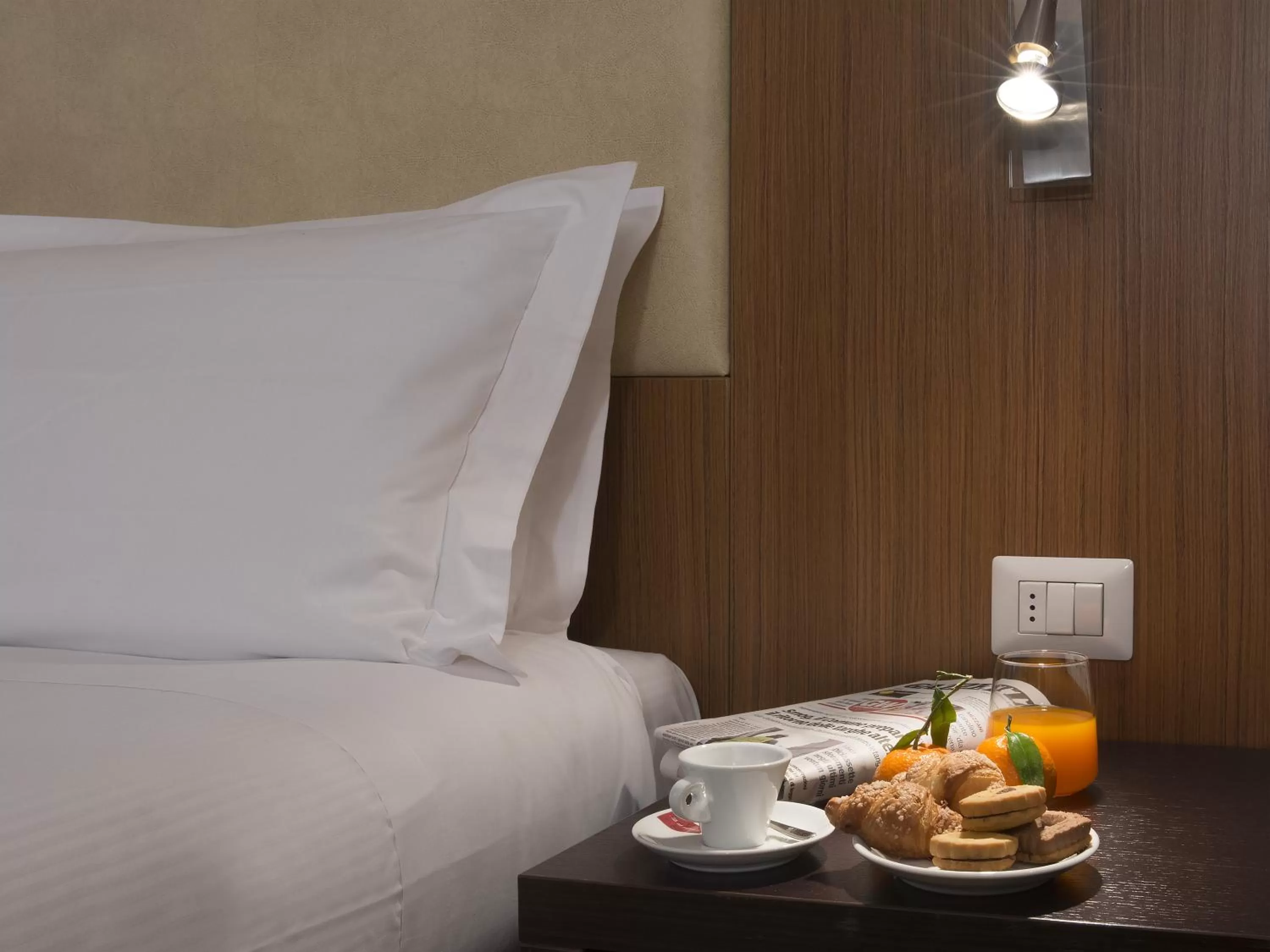 Decorative detail, Bed in Hotel Villa Ducale