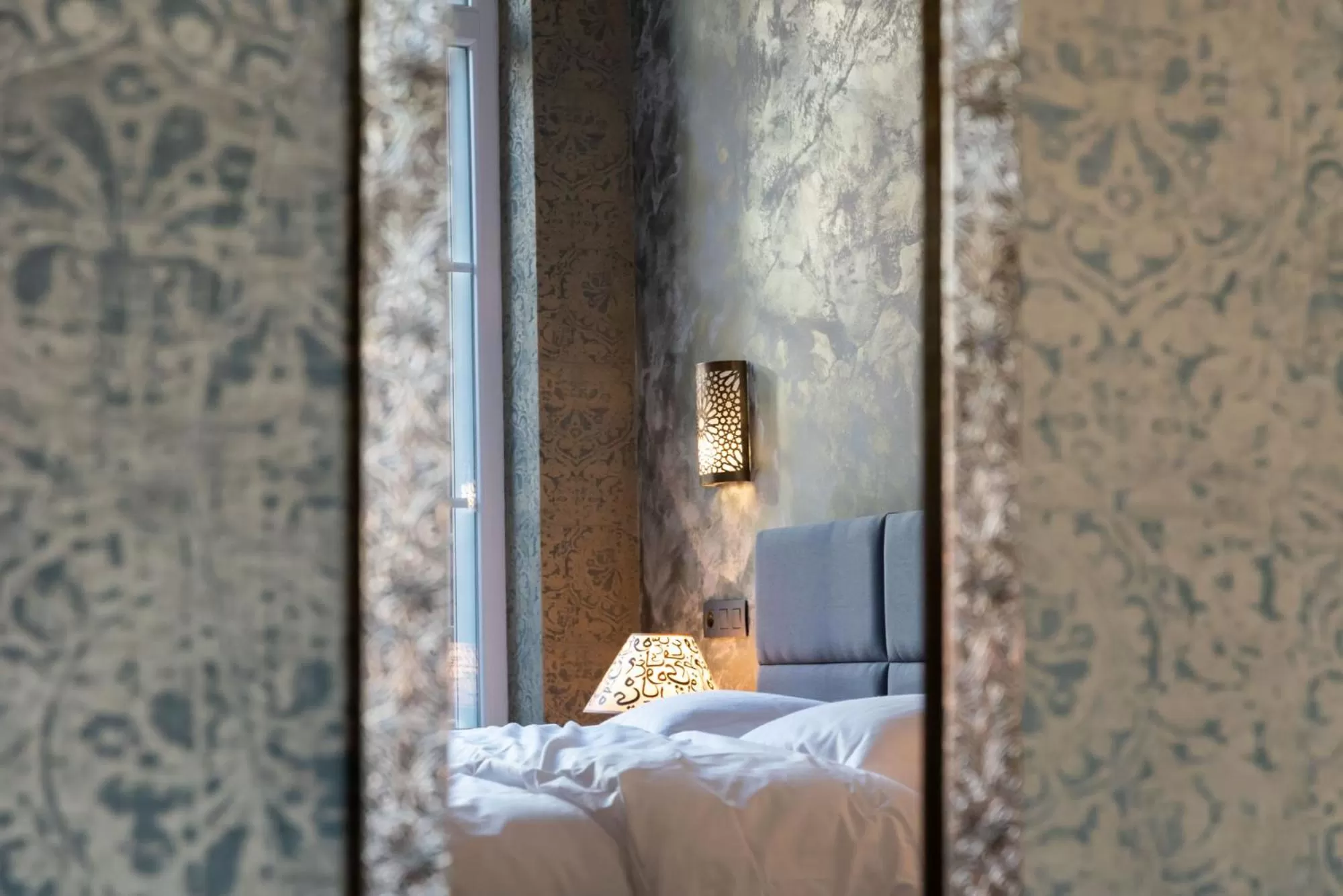 Decorative detail, Bed in Ryad Mogador Liège