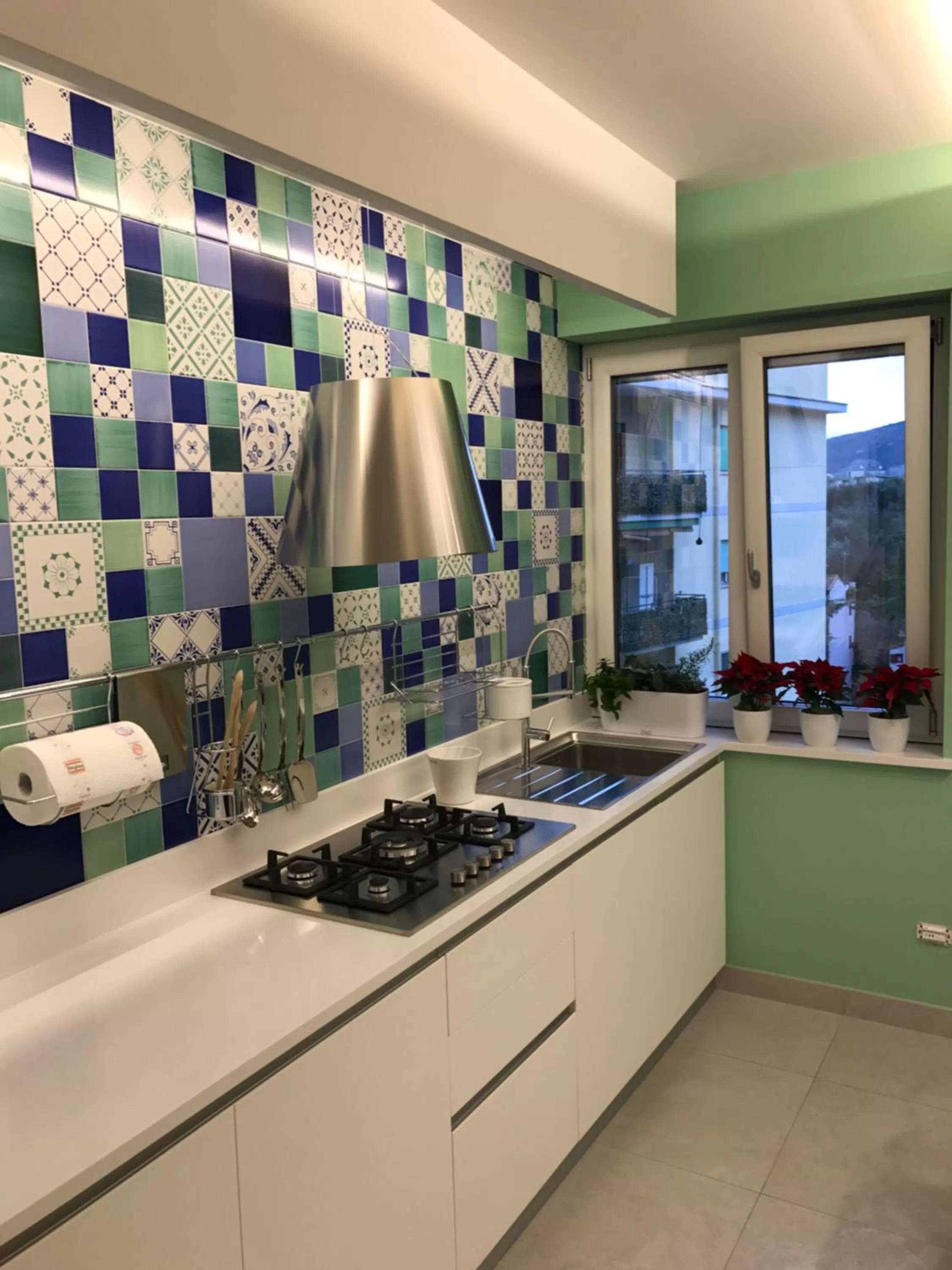 Kitchen or kitchenette in Al Parco Primavera B&B