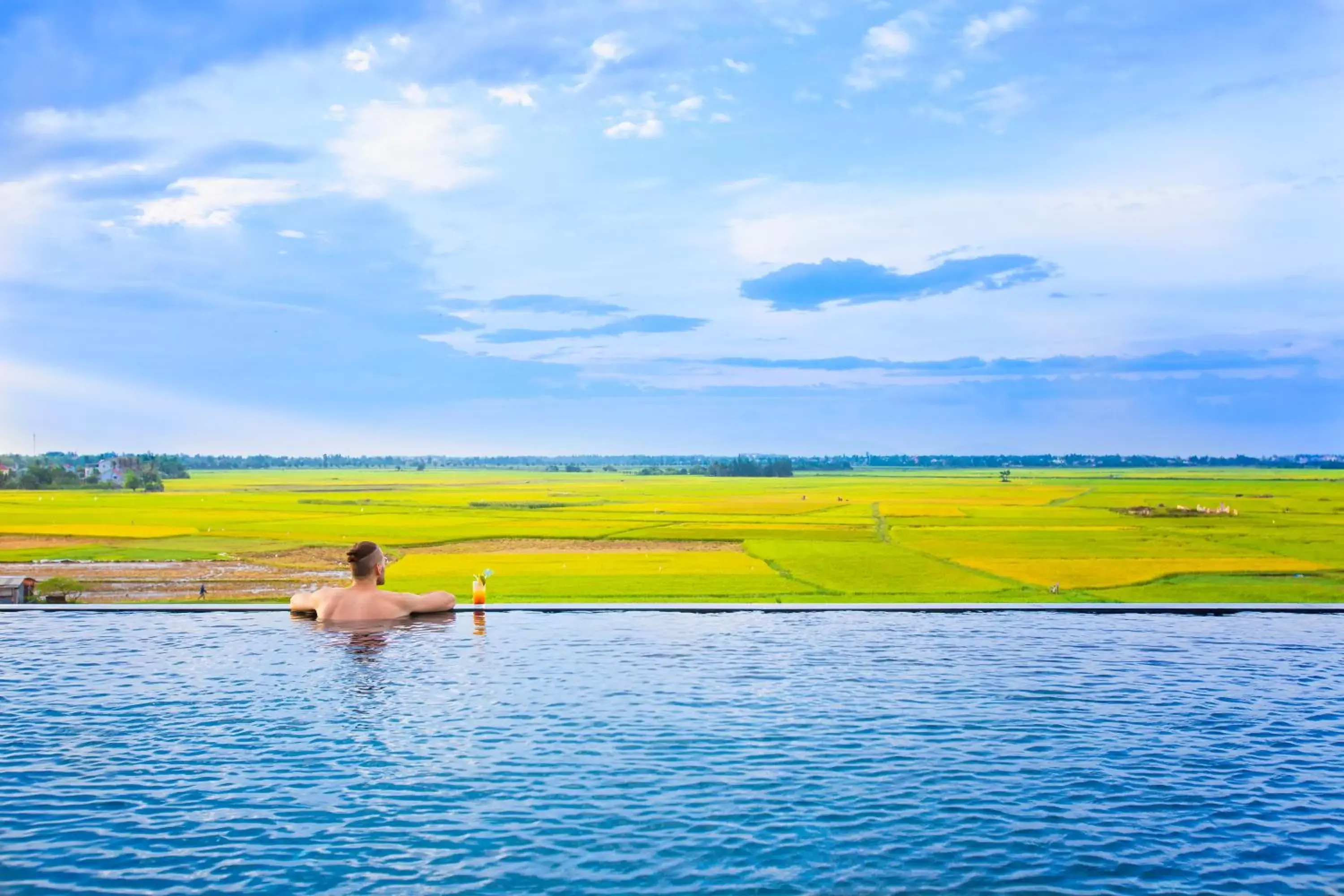 Swimming pool in Lasenta Boutique Hotel Hoian