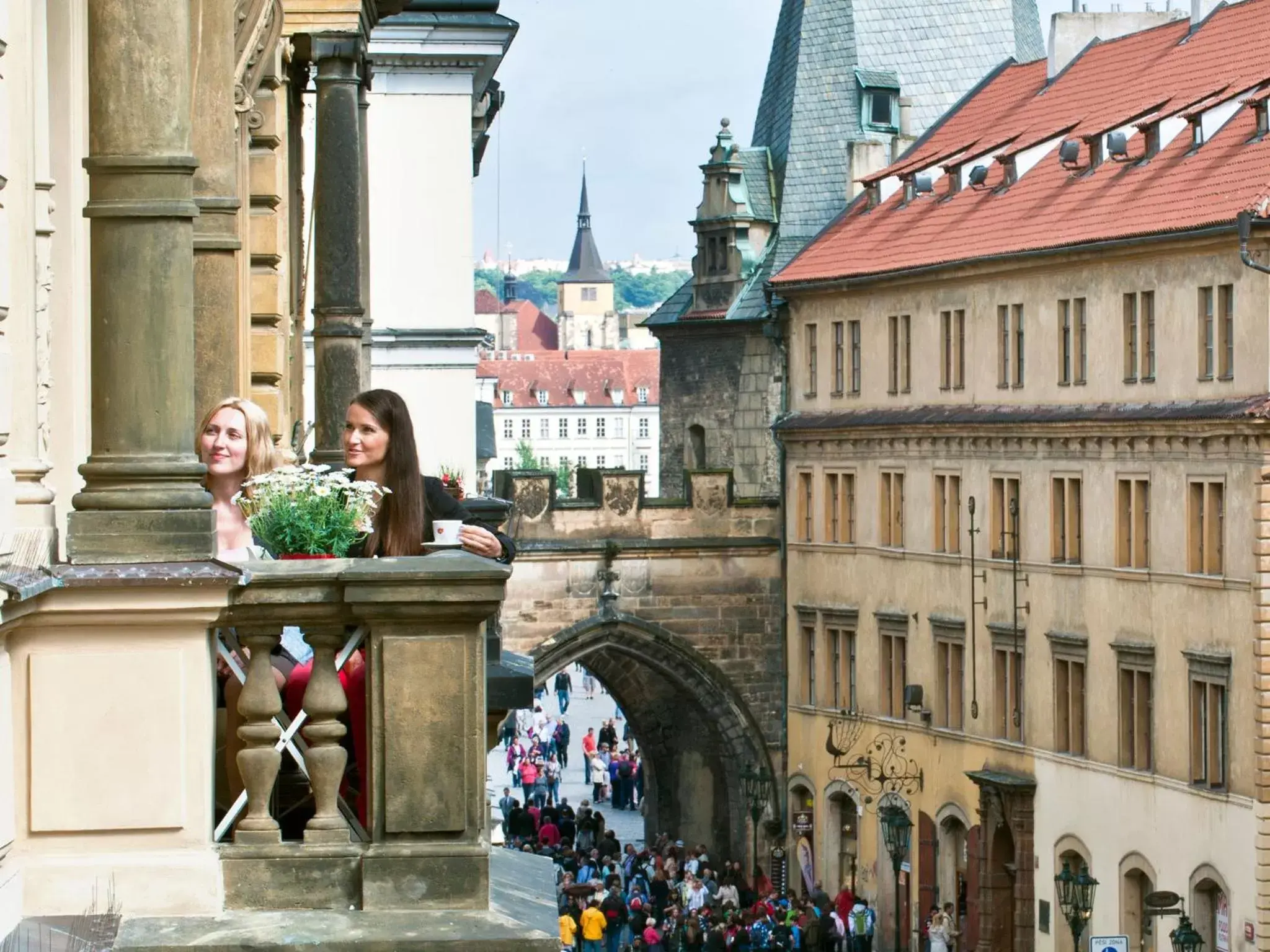 Balcony/Terrace in Malostranská Residence