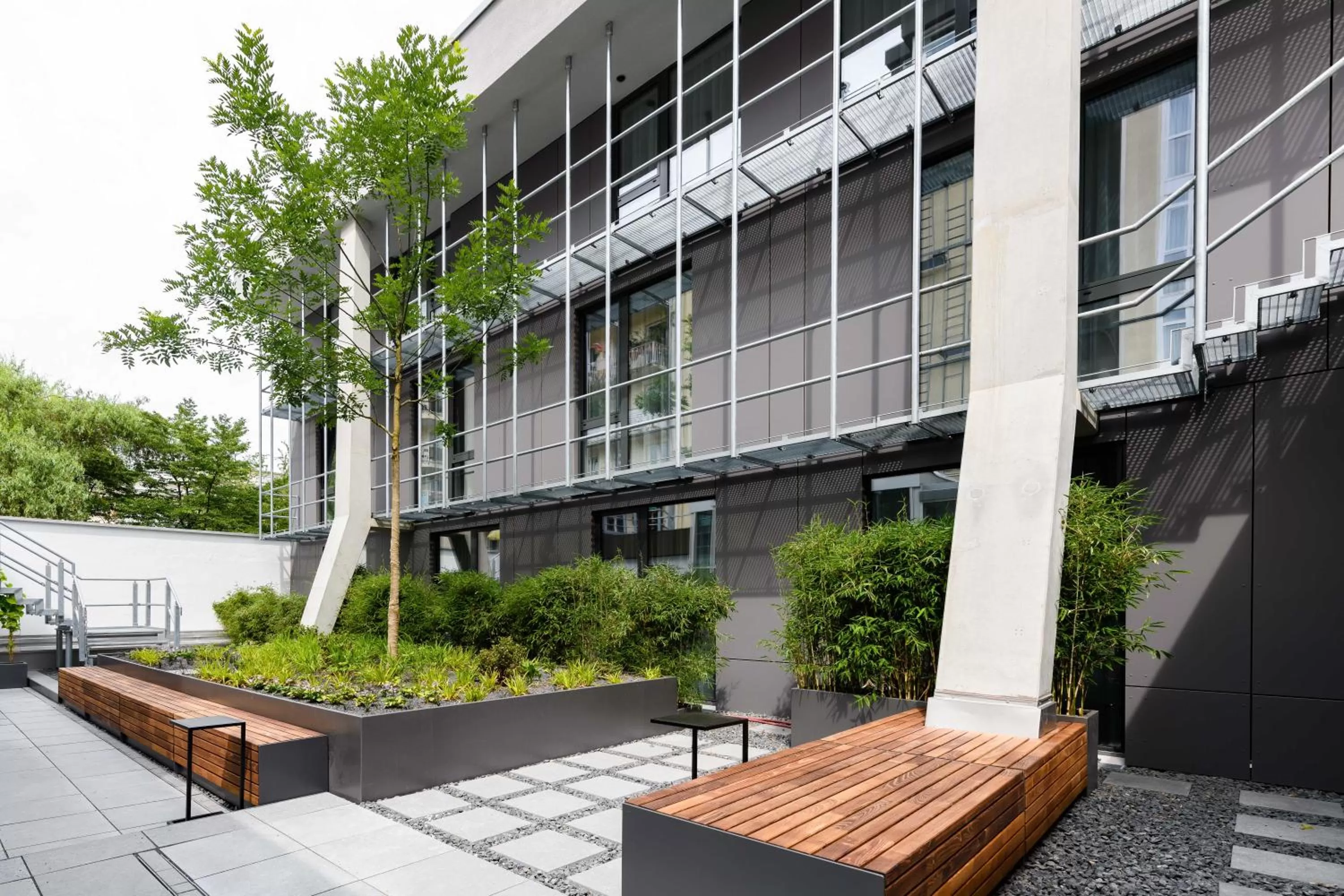 Patio in Mercure München City Schwabing