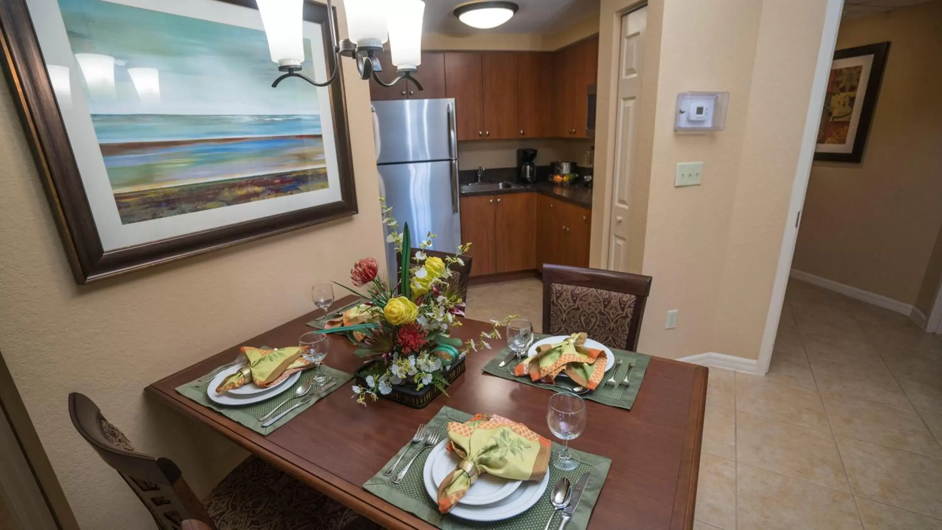 Kitchen or kitchenette, Dining Area in Mizner Place at Weston Town Center