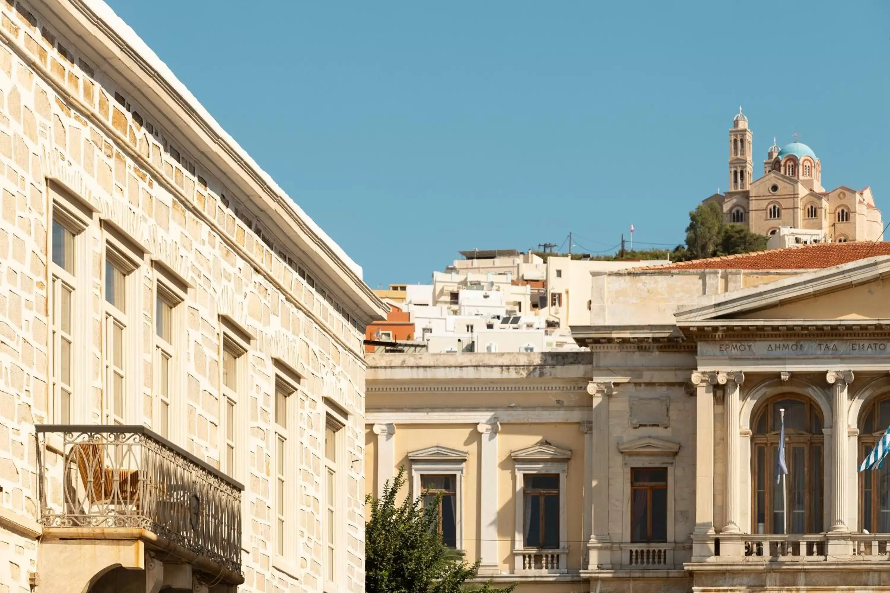 Nearby landmark in SYROS SOUL LUXURY SUITES