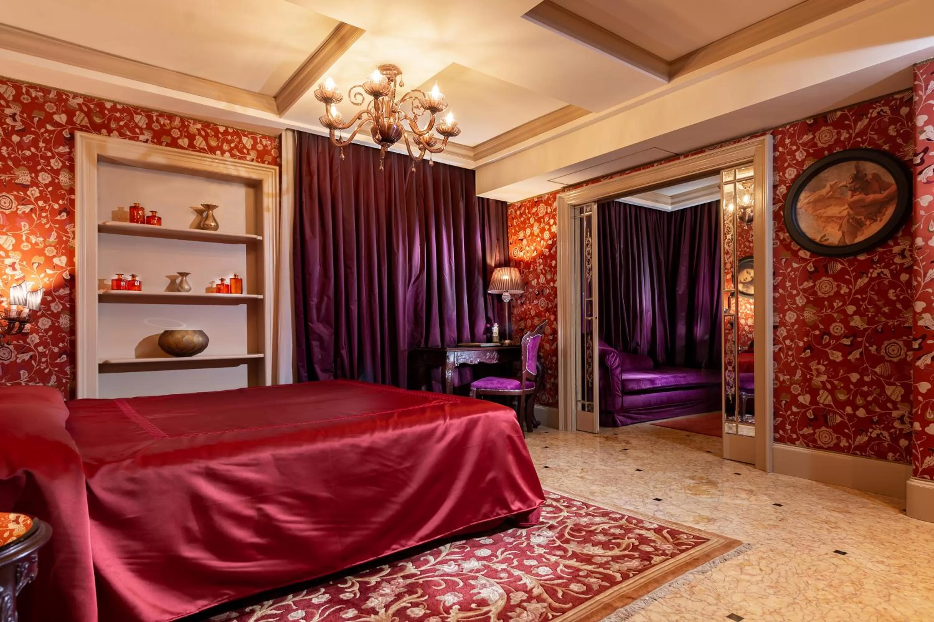 Bed in Hotel Palazzetto Madonna