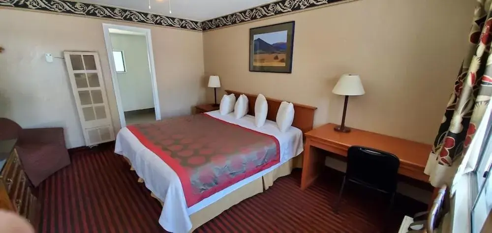 Photo of the whole room, Bed in The L Motel Downtown/NAU Conference Center