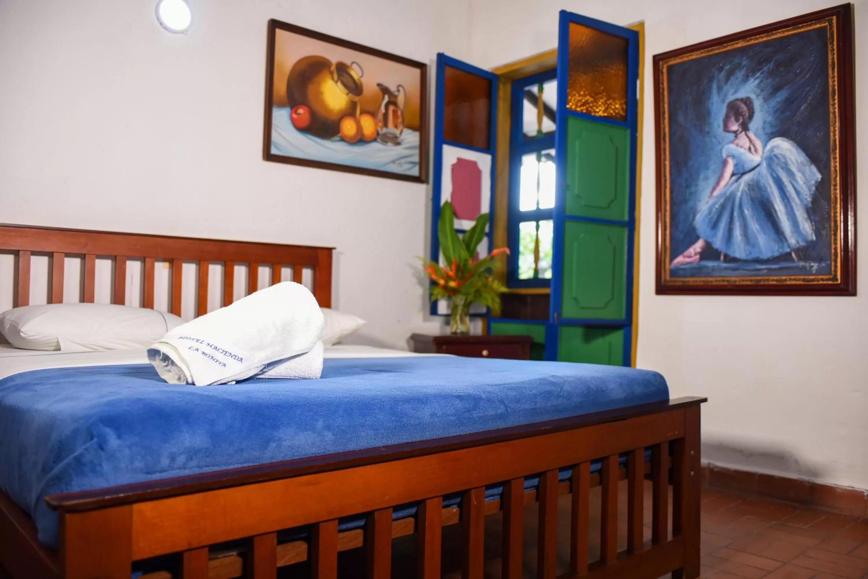 Bed in Hotel Hacienda la Bonita