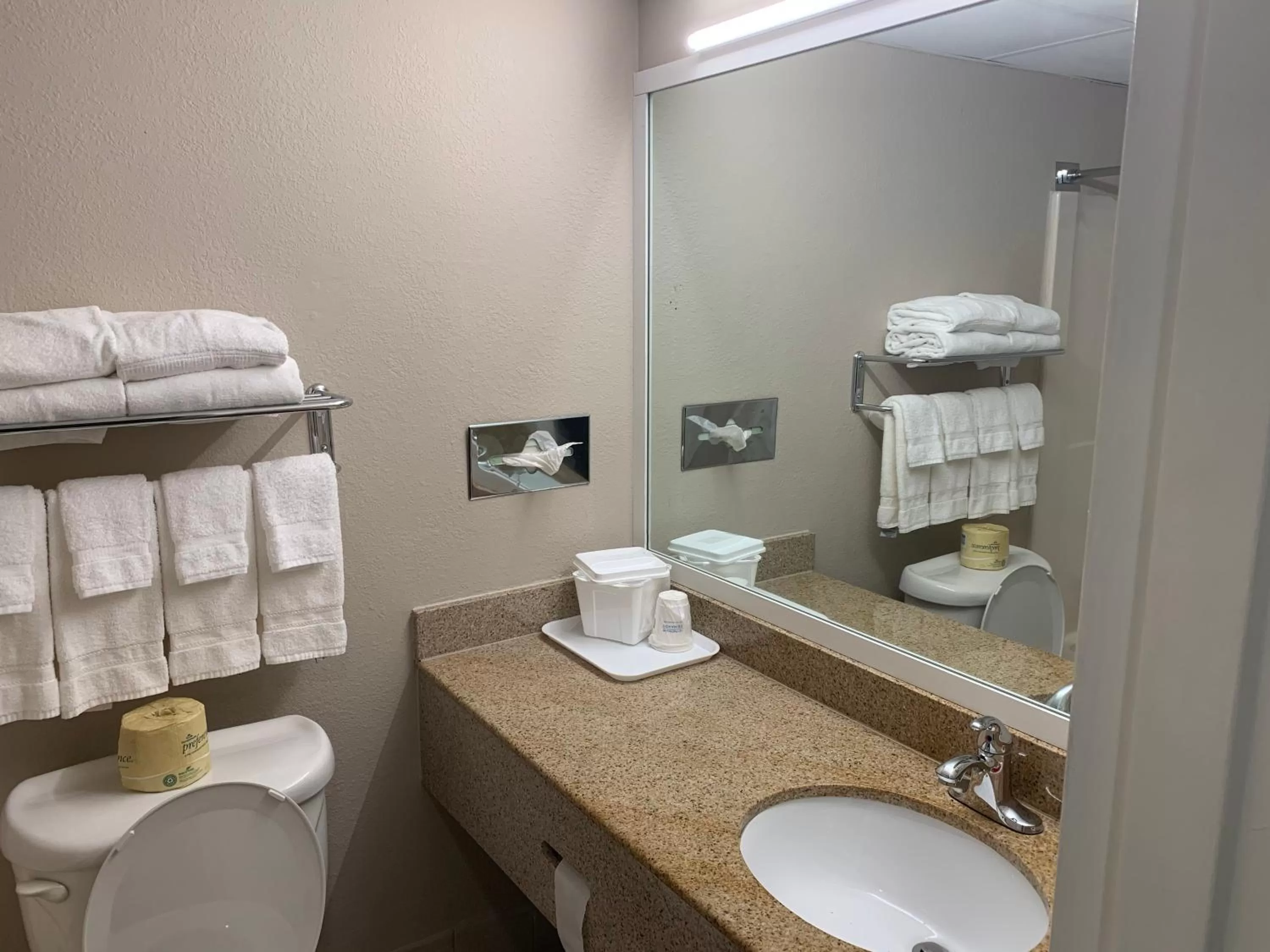 Bathroom in Baymont by Wyndham Latham Albany Airport