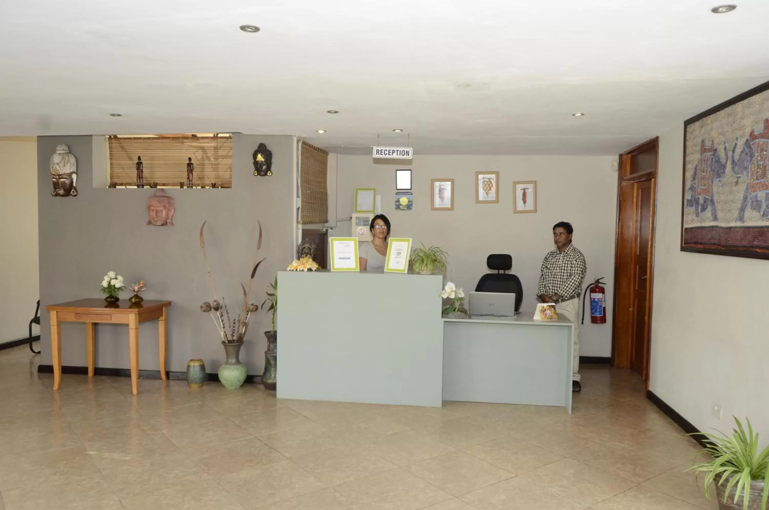 Lobby or reception in Villa Narmada