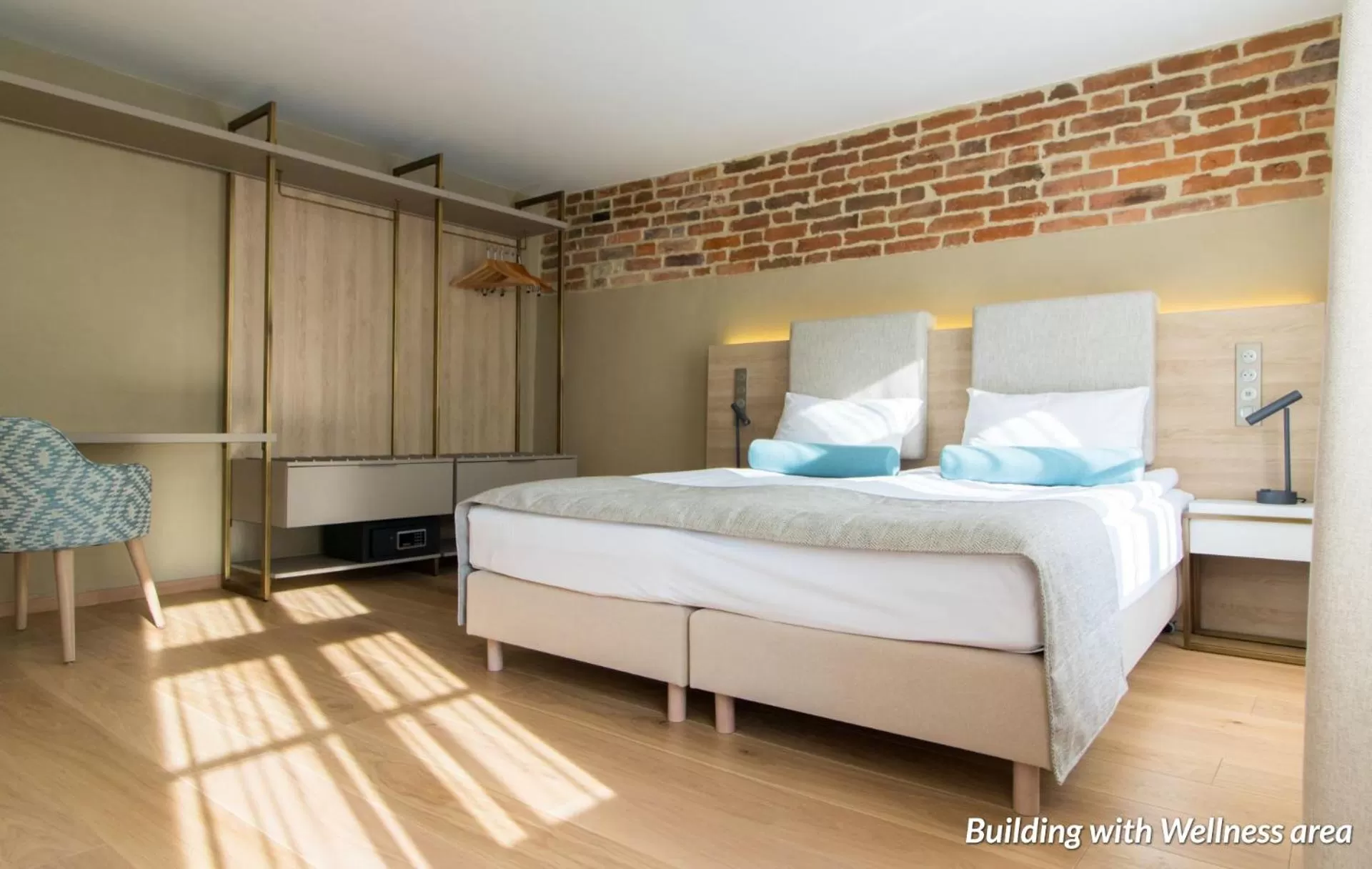 Bed in Hotel Spichrz