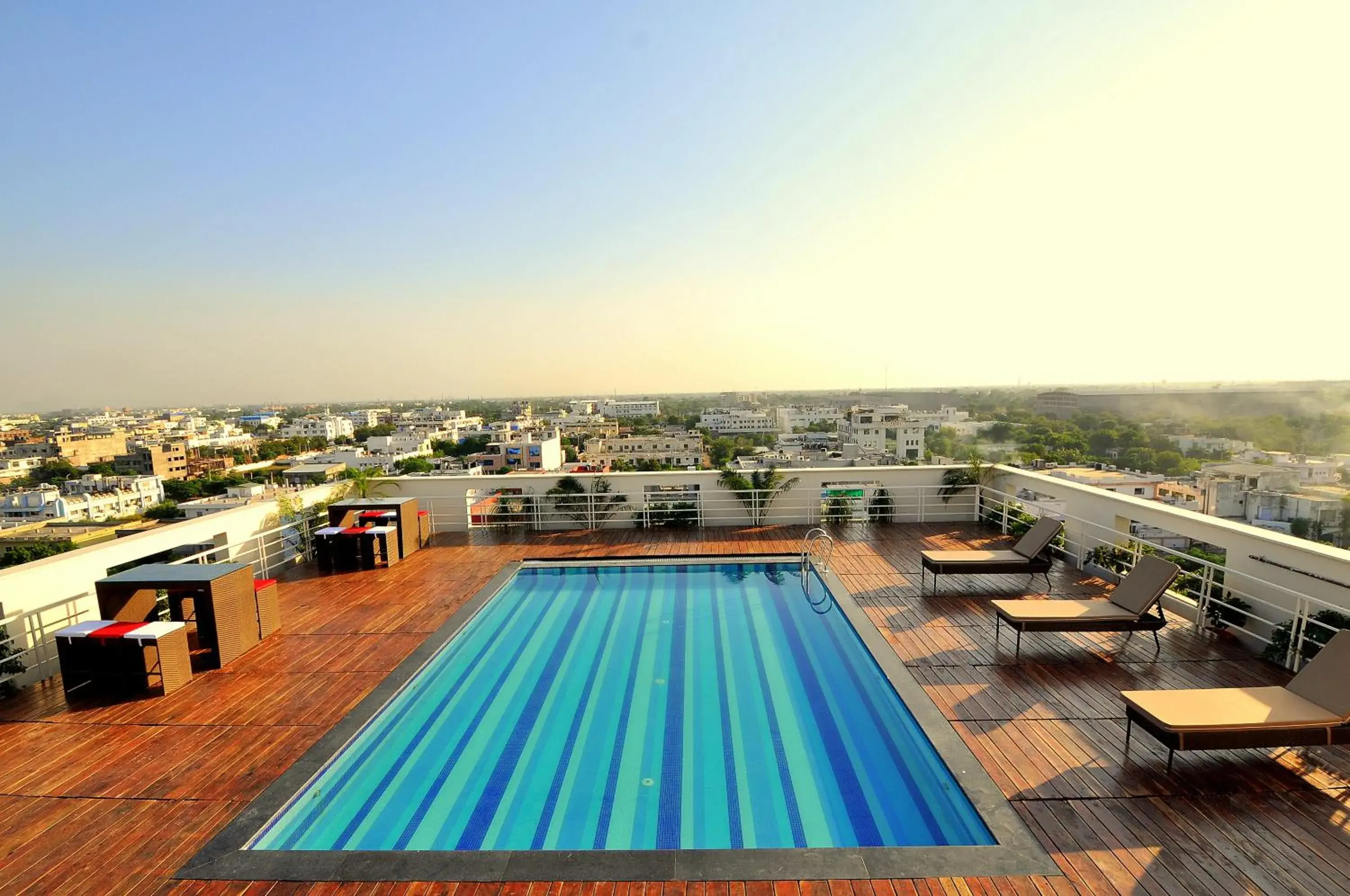 Swimming pool in Hotel Marigold- Sitapura