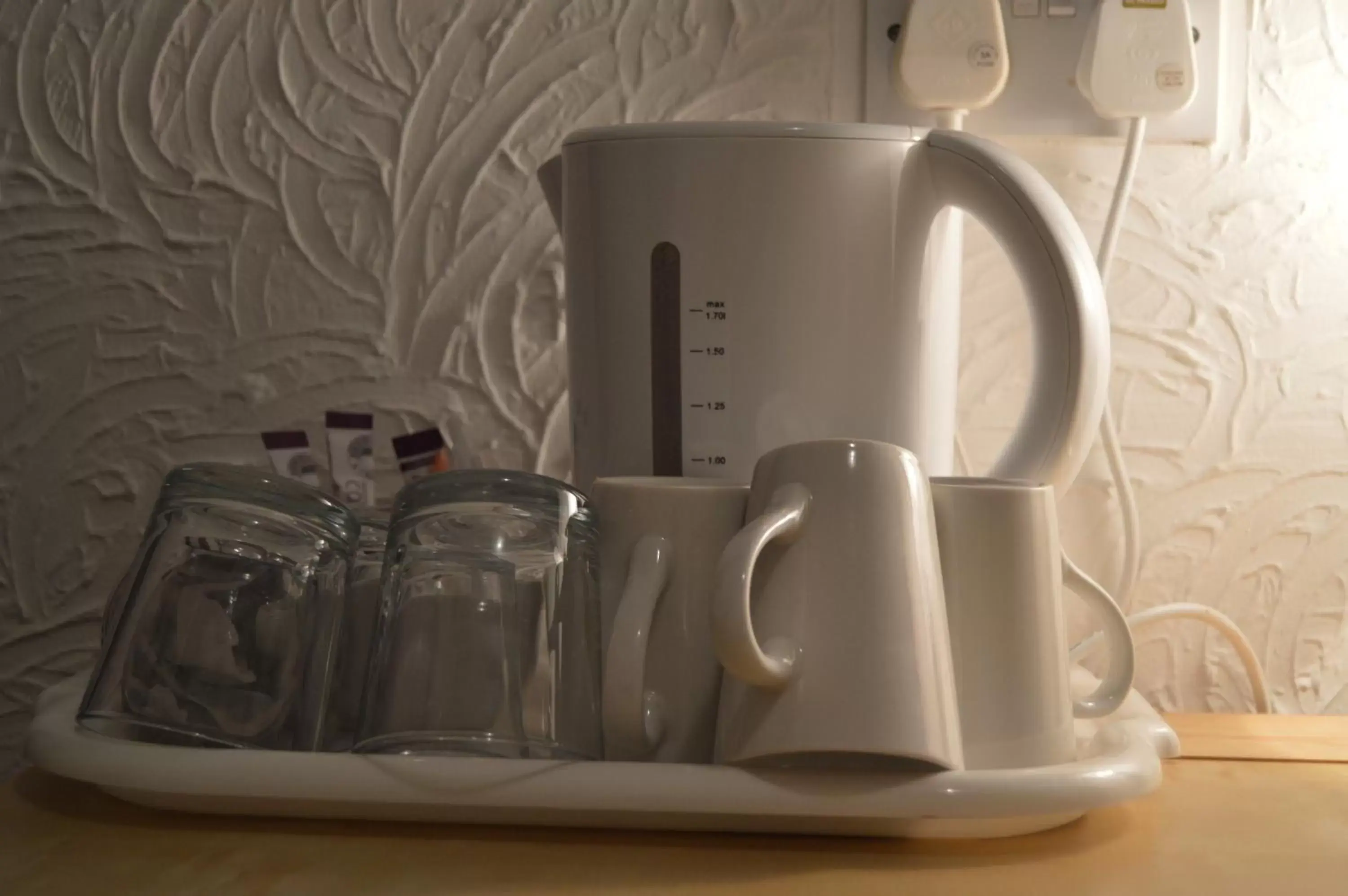 Coffee/Tea Facilities in Wilsons Hotel - Blackpool Tower View