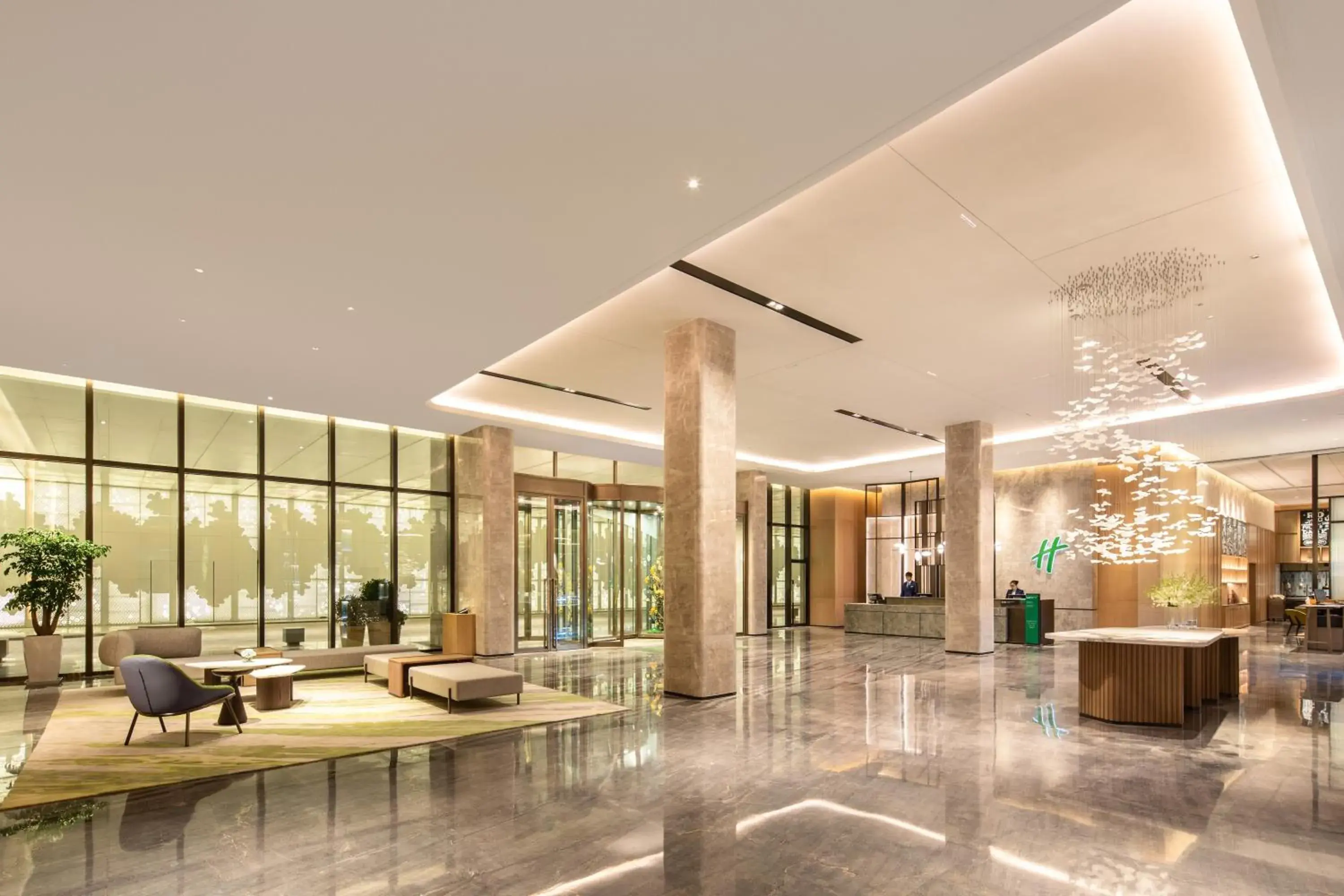 Lobby or reception, Lobby/Reception in Holiday Inn Zhengzhou High-Tech Zone, an IHG Hotel
