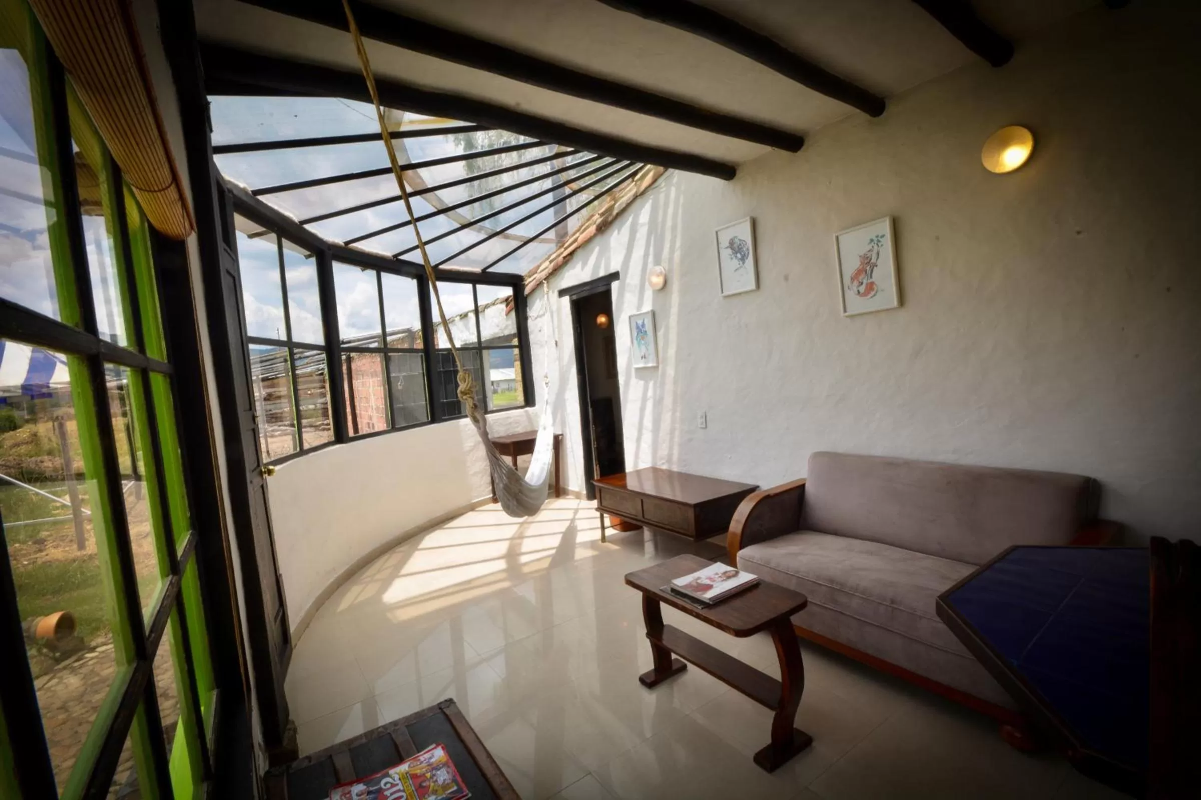 Balcony/Terrace in Posada Cafe La Huerta