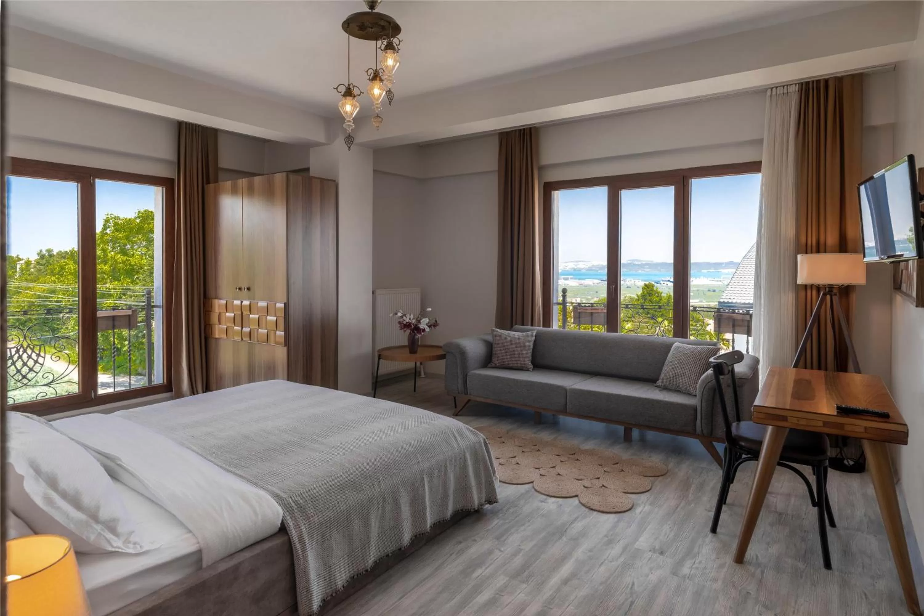 City view, Bed in Lagun Palas