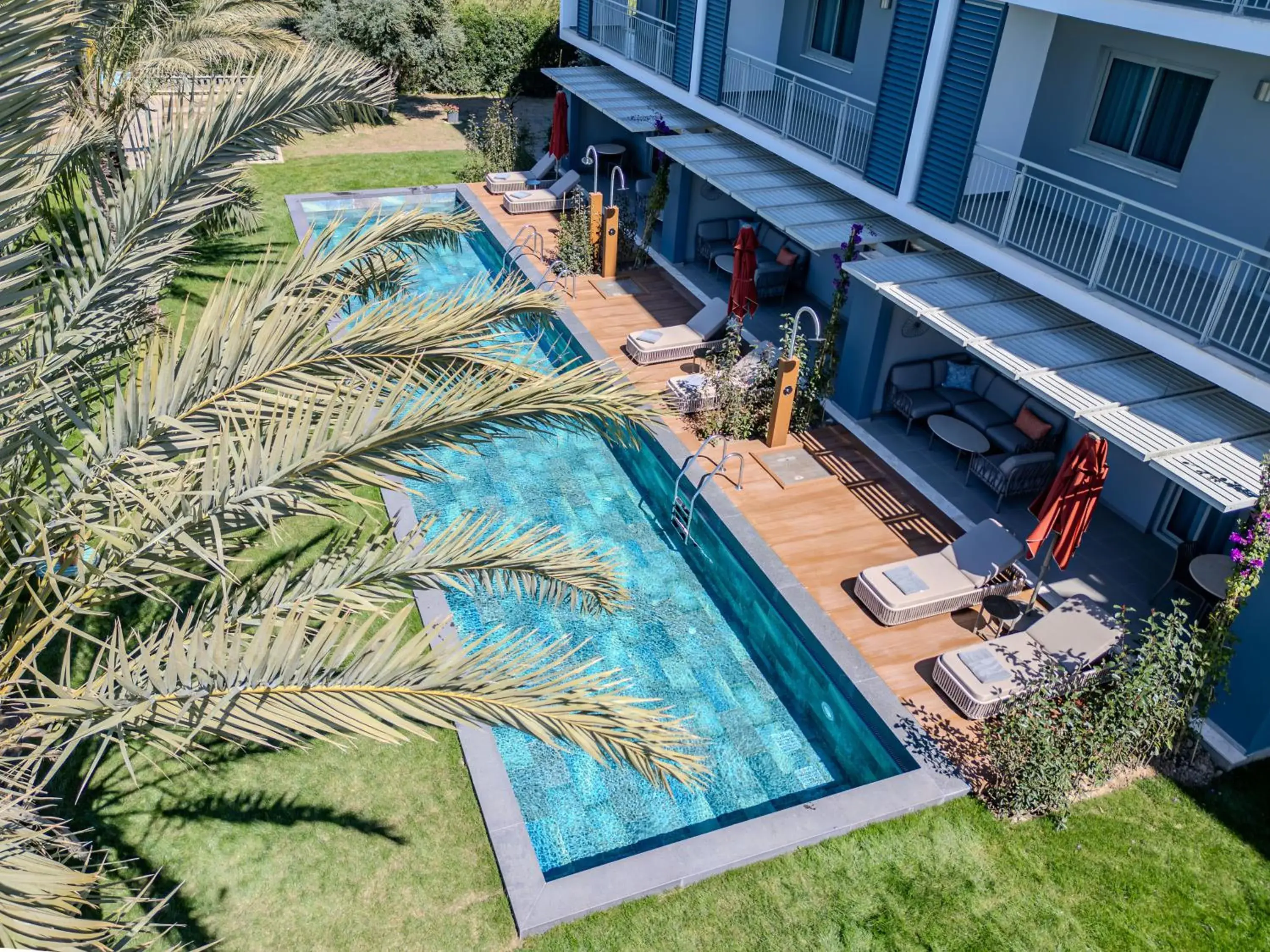 Balcony/Terrace, Pool View in Barut GOIA