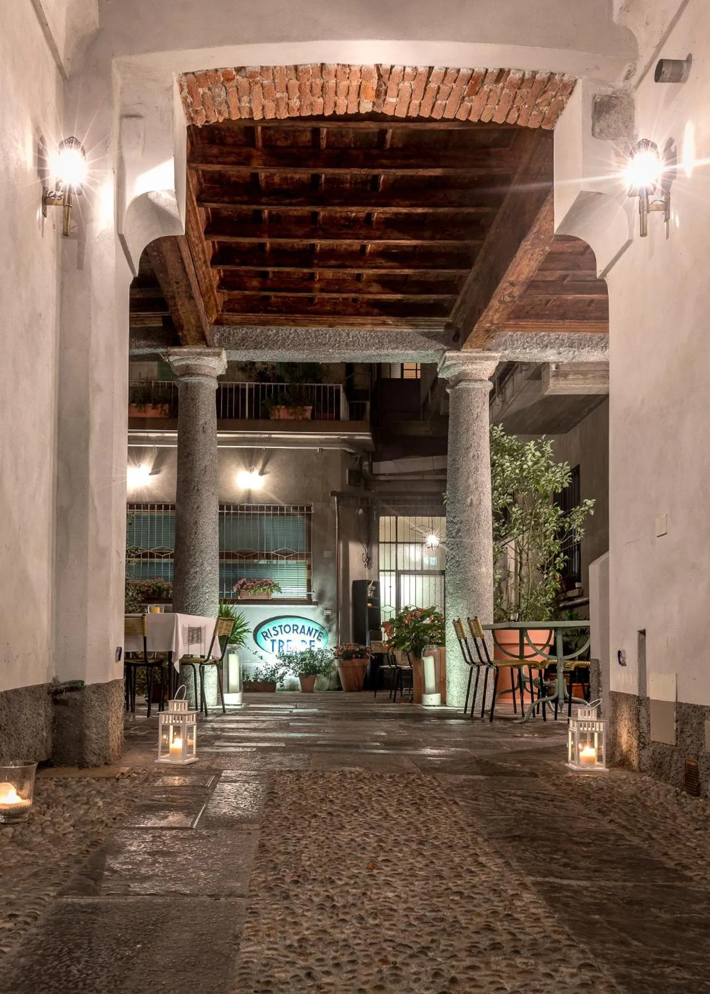 Garden in Hotel Tre Re