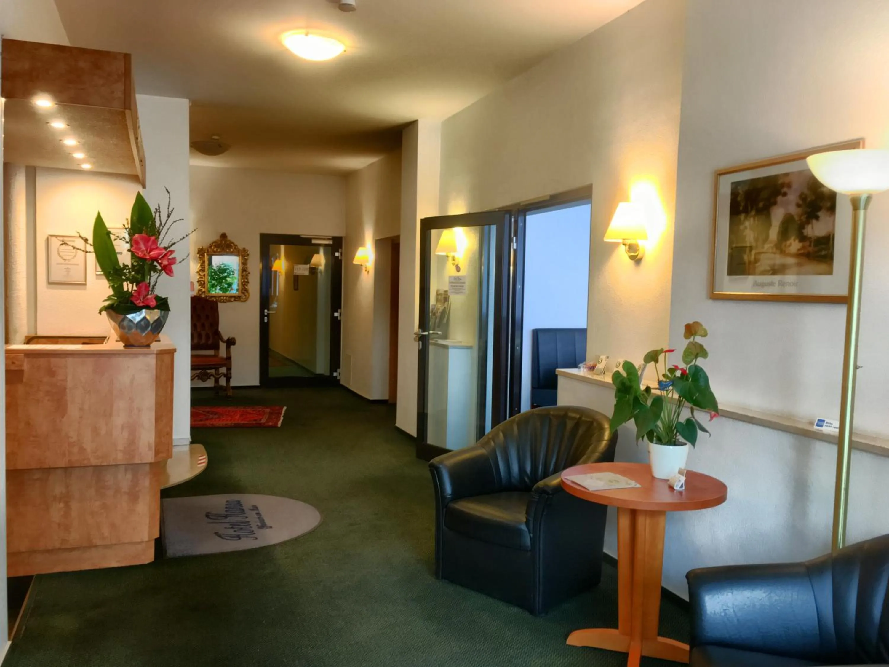 Lobby or reception in Hotel Hansa