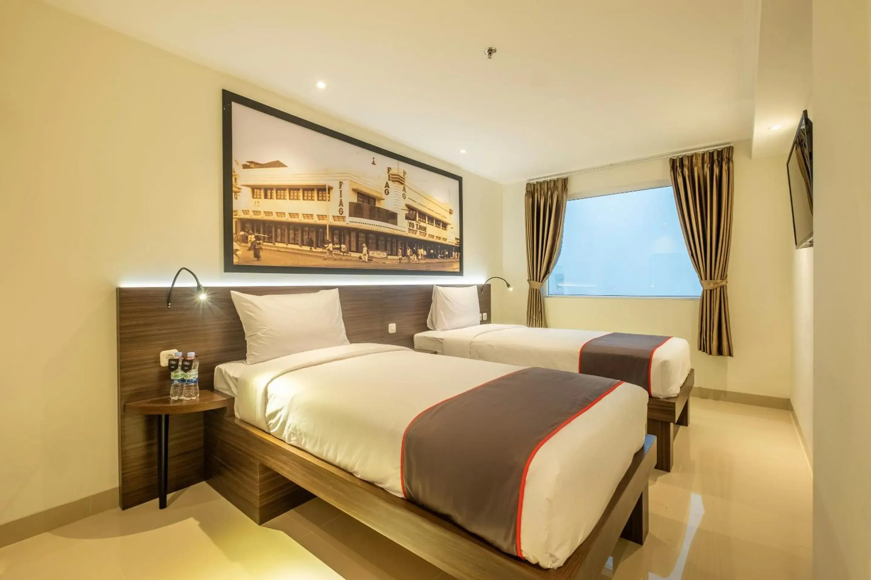 Bedroom, Bed in Collection O 22 Hotel Pasar Baru Heritage