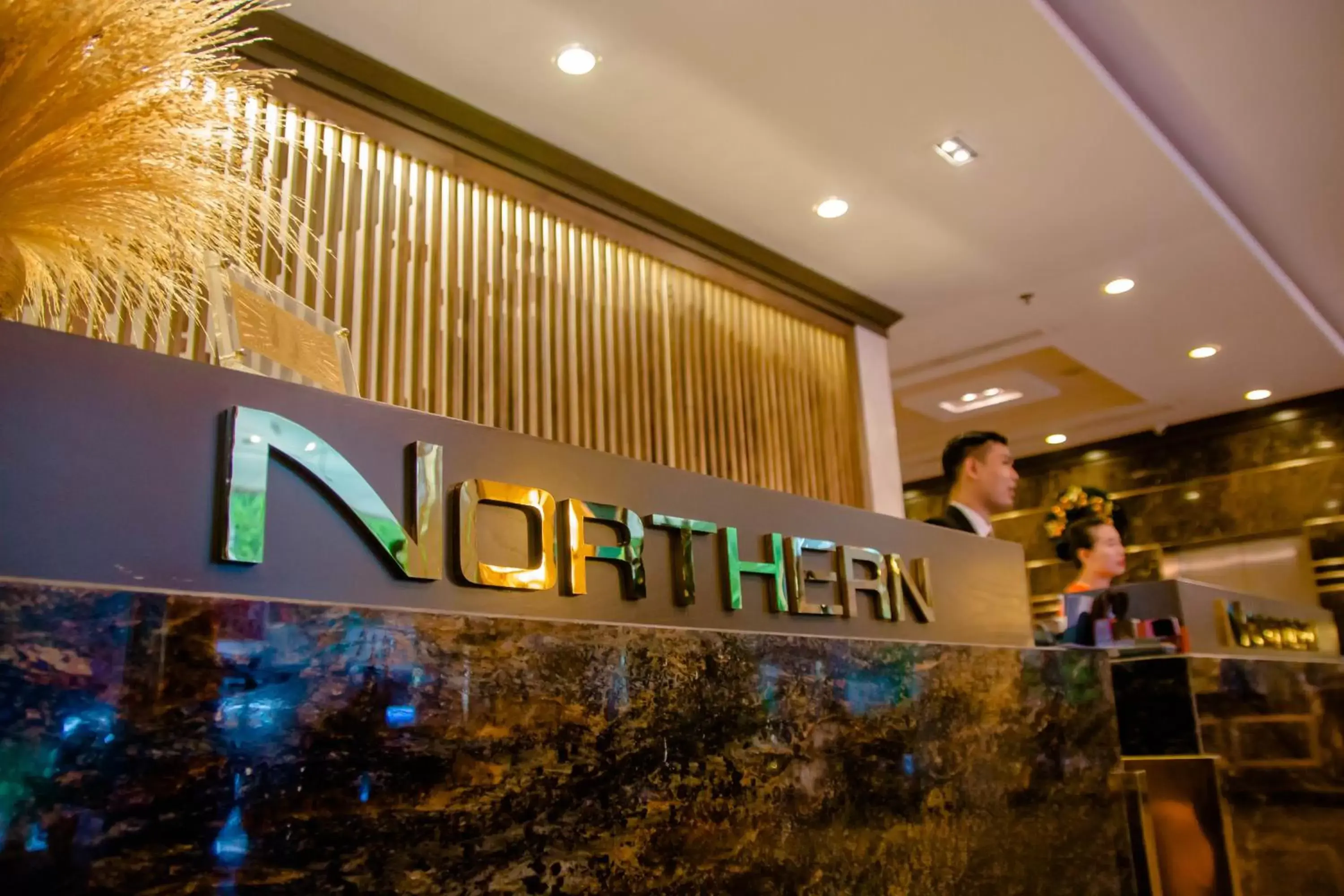 Lobby or reception in Northern Saigon Hotel