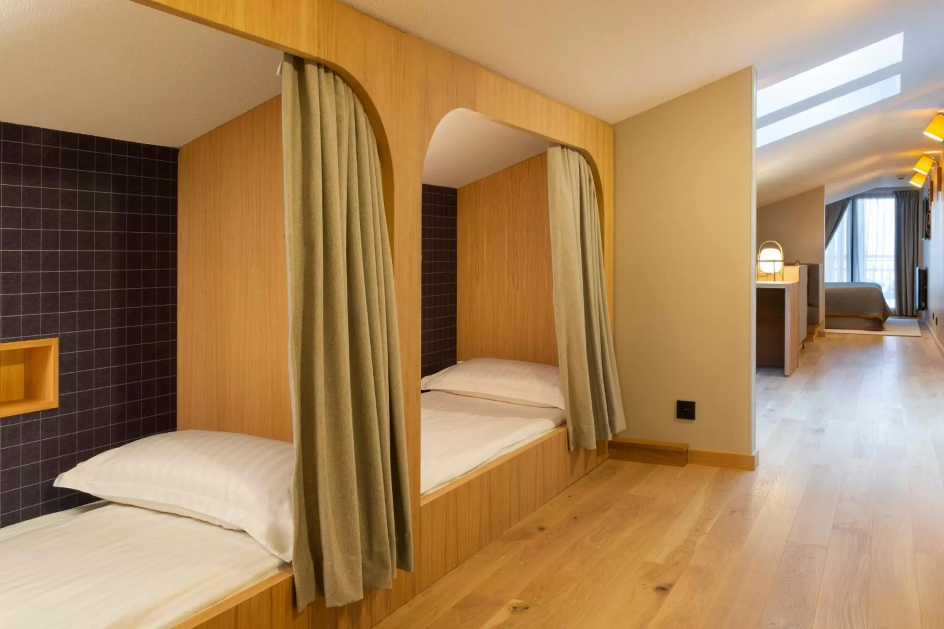 Bed in Heliopic Hotel & Spa