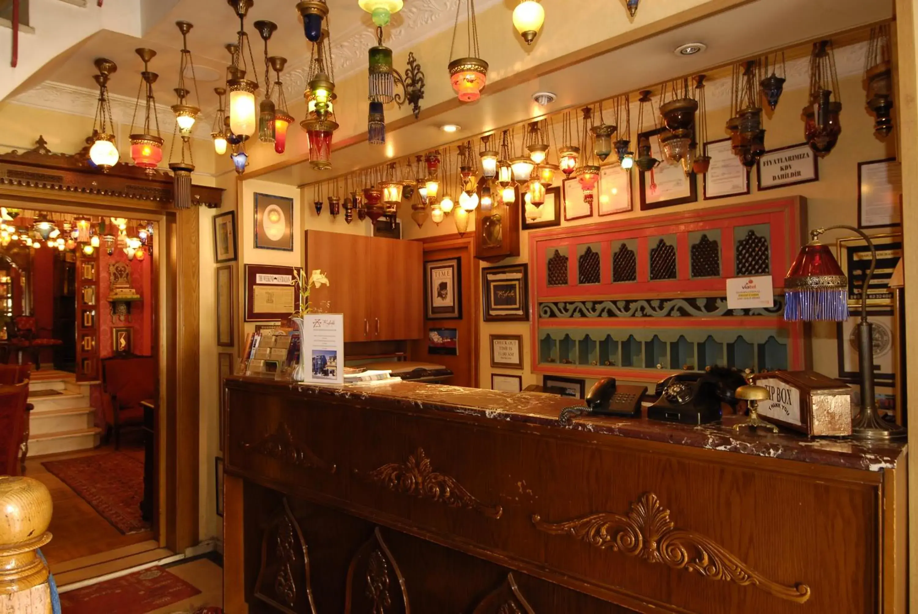 Lobby or reception in Kybele Hotel Lobby or reception in Kybele Hotel