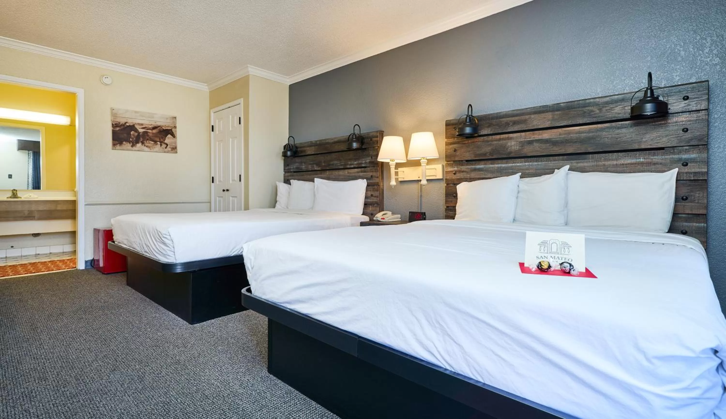 Photo of the whole room in San Mateo Inn