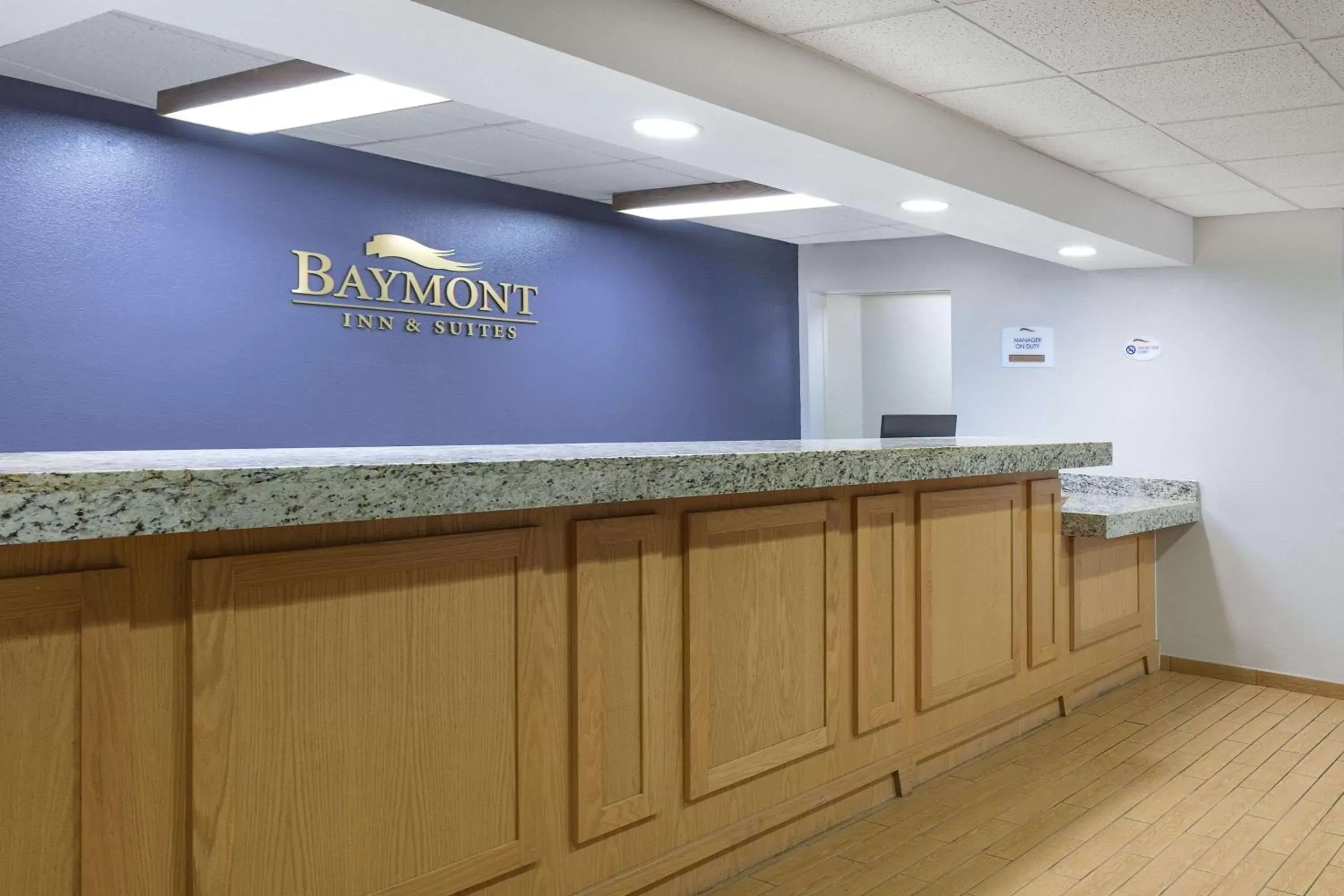 Lobby or reception in Baymont by Wyndham Oklahoma City/Quail Springs Lobby or reception in Baymont by Wyndham Oklahoma City/Quail Springs