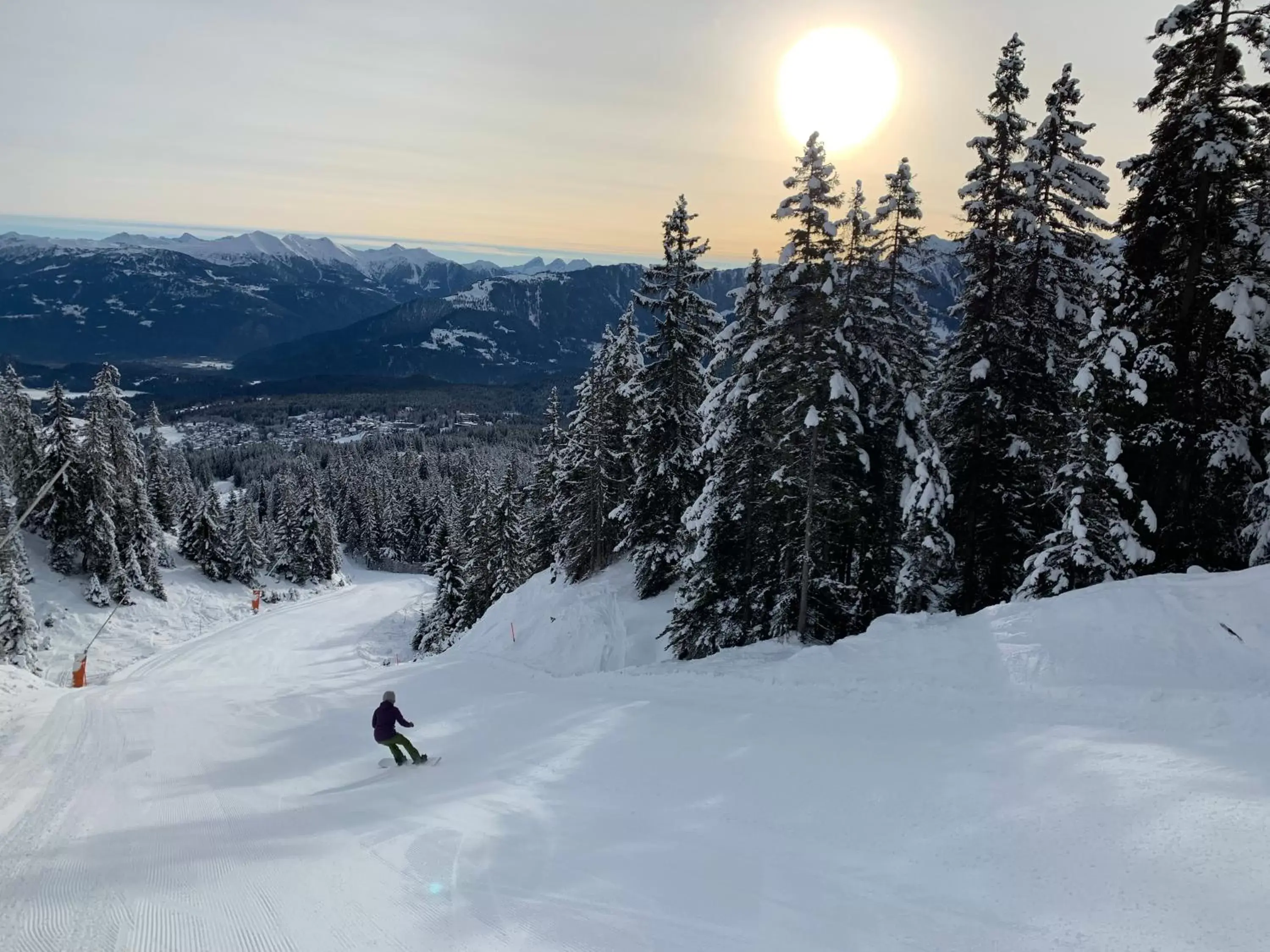 Natural landscape, Skiing in Casa Las Caglias