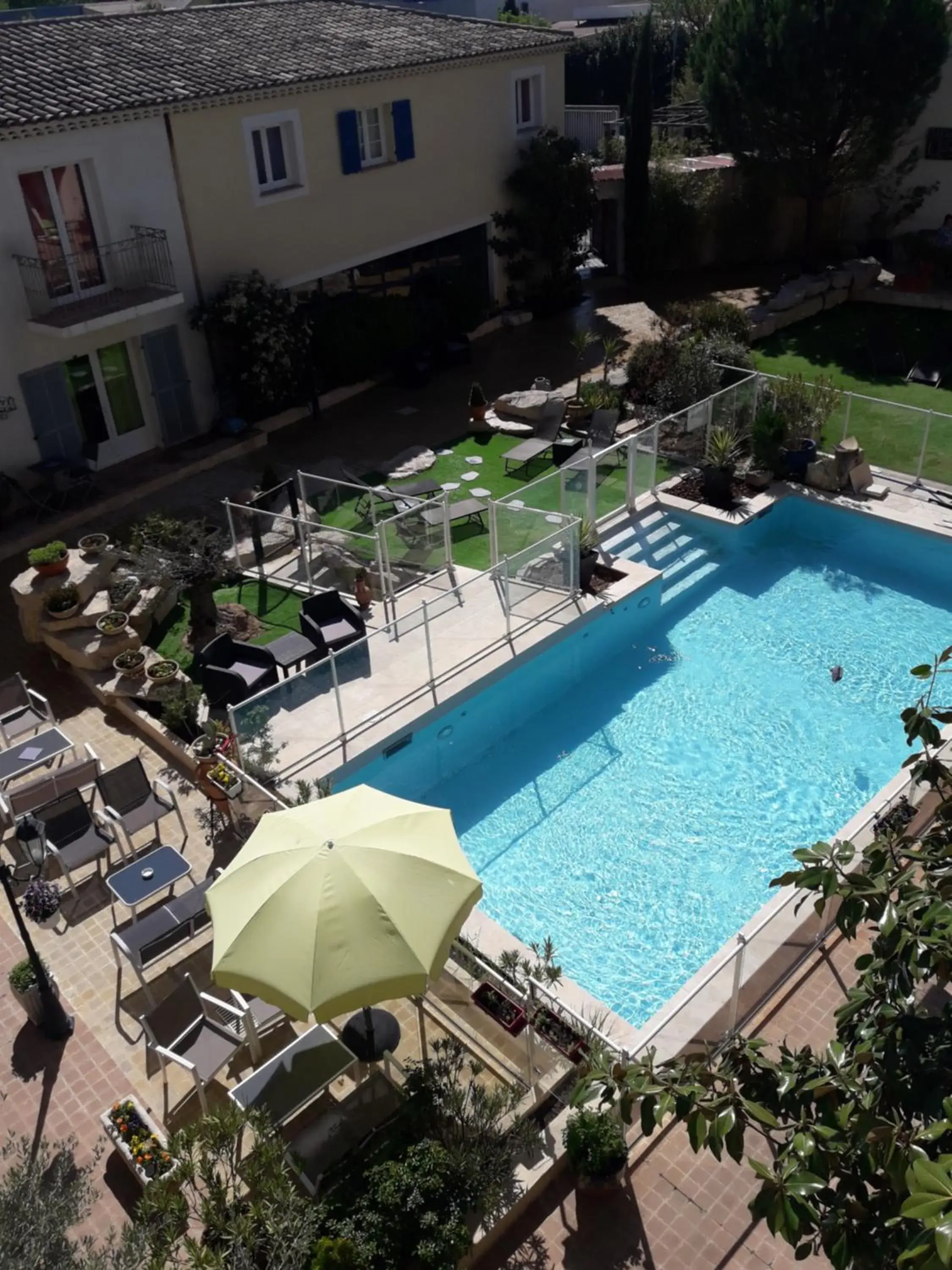 Pool View in Hotel Le Village Provencal