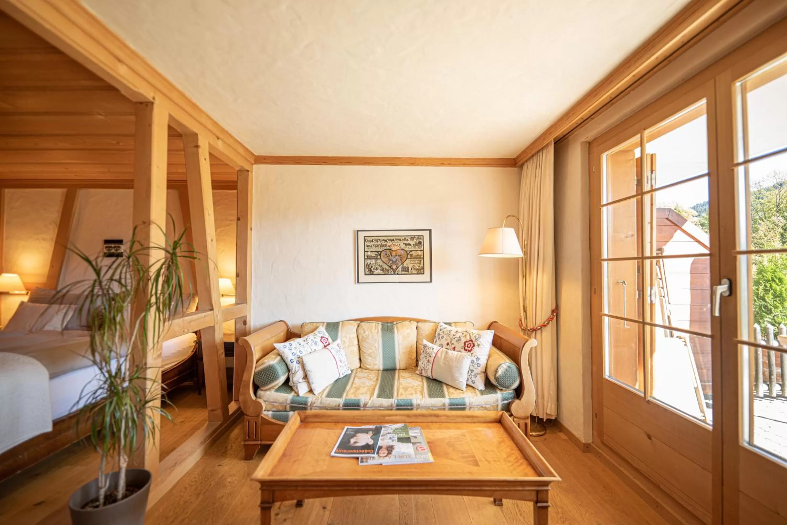 Seating area in Hotel Alpenrose mit Gourmet-Restaurant Azalée