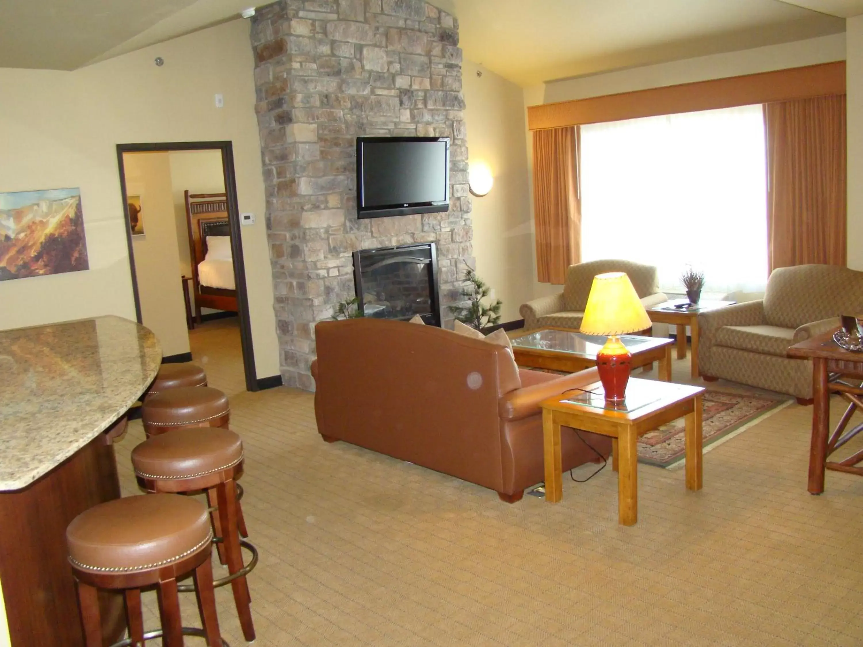 Seating Area in StoneCreek Lodge