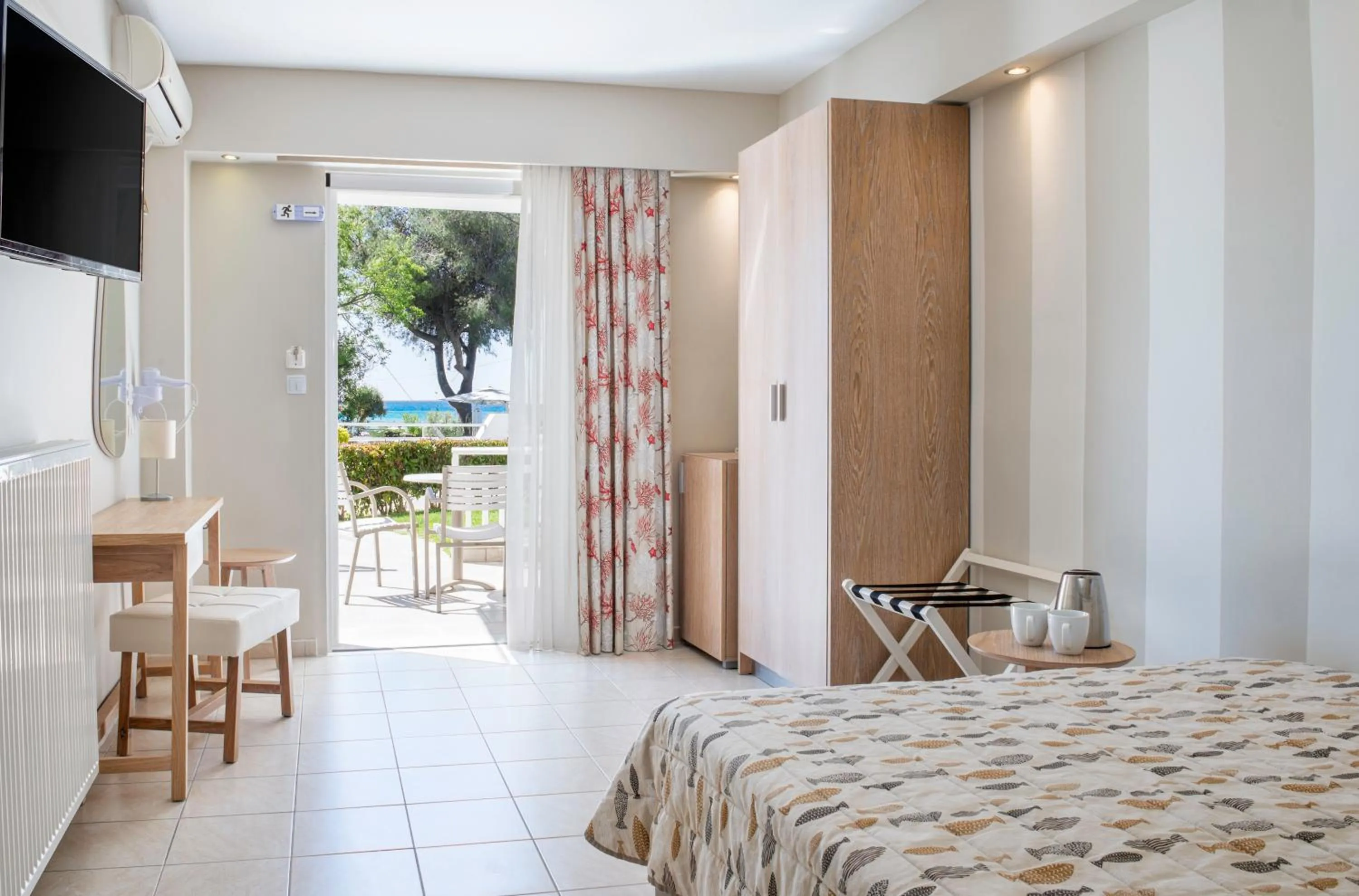 Bed in Georgalas Sun Beach Resort