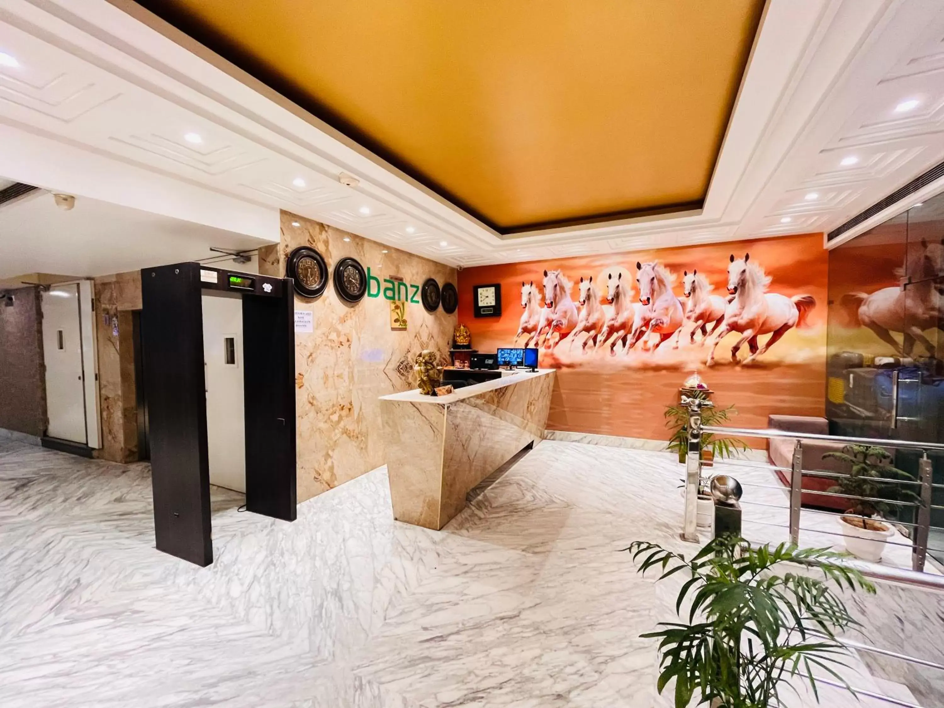 Lobby or reception, Lobby/Reception in Hotel Banz - Near Delhi International Airport