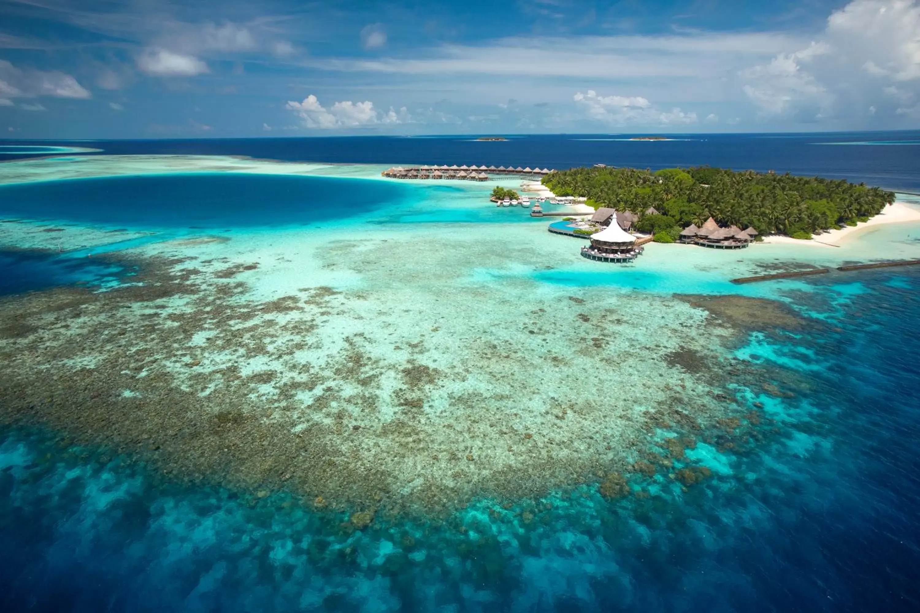 Natural landscape, Bird's-eye View in Baros Maldives