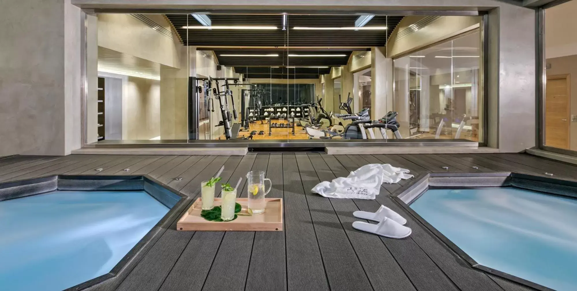 Fitness centre/facilities, Swimming Pool in Porto Palace Hotel Thessaloniki