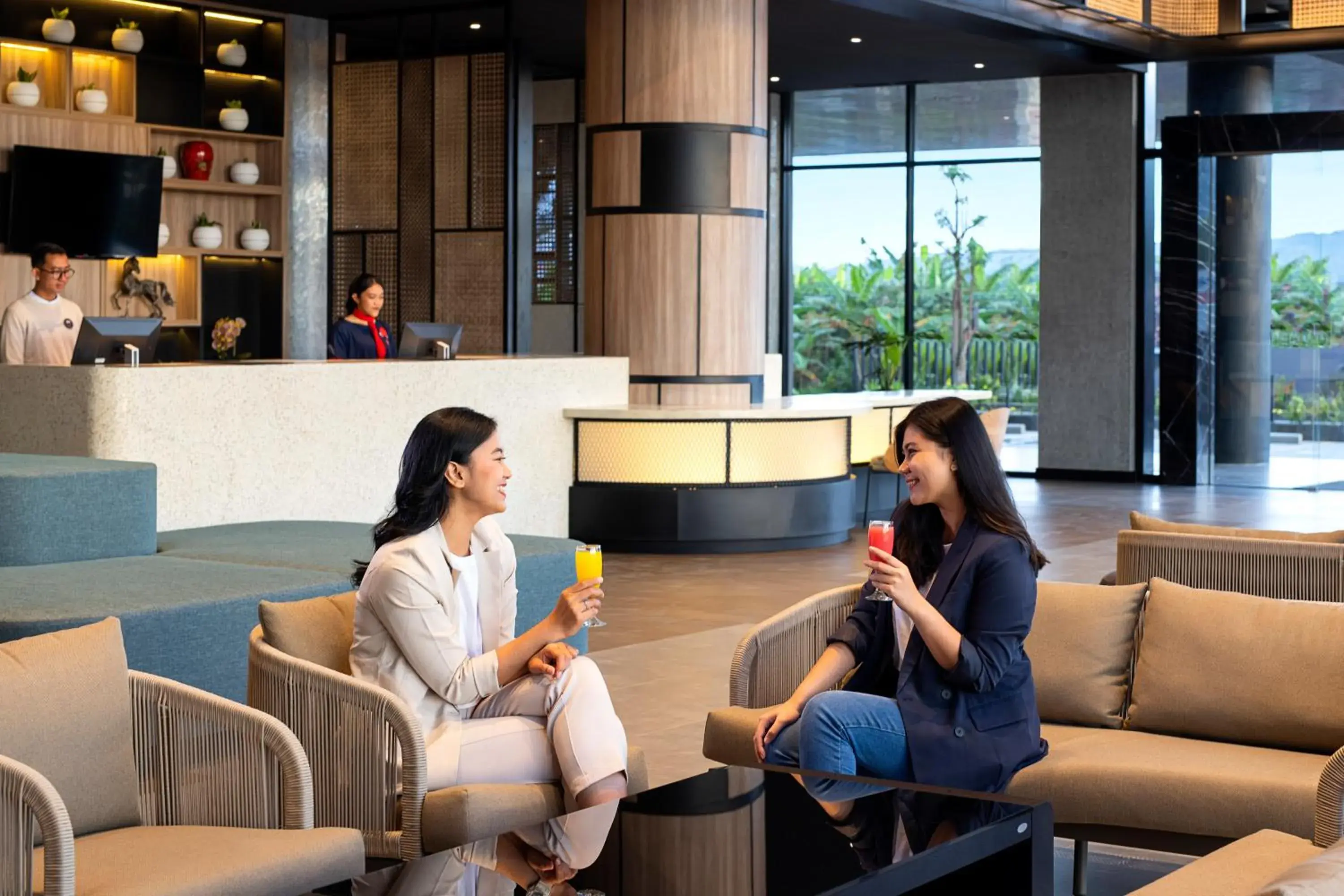 Lobby or reception in ibis Yogyakarta International Airport Kulon Progo