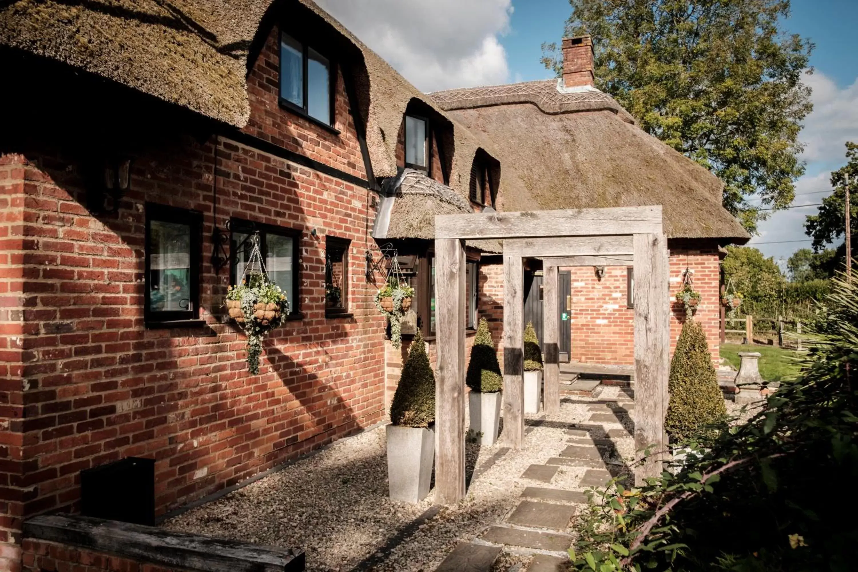 Garden, Property Building in The Pilgrim Inn