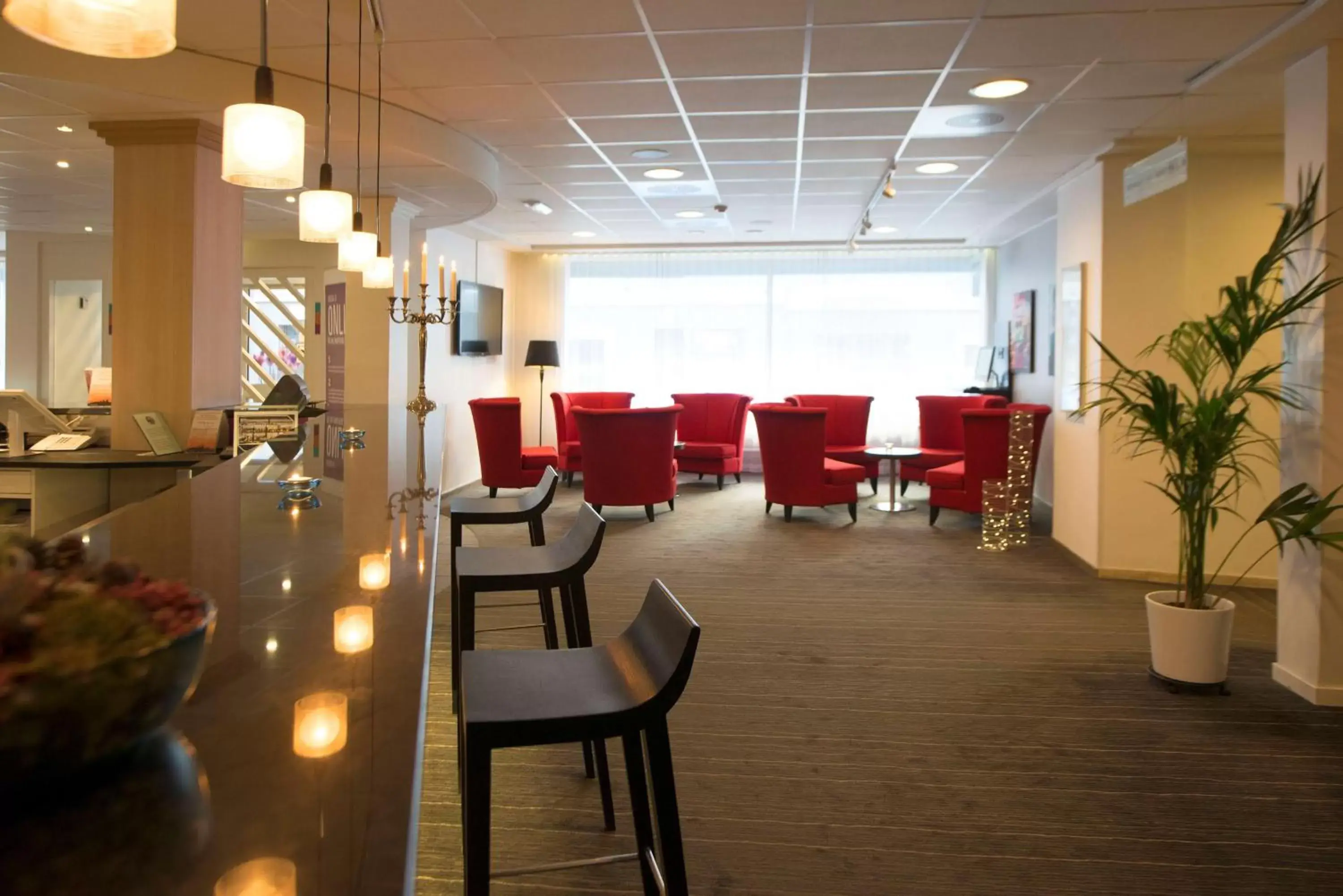 Lobby or reception, Restaurant/Places to Eat in Scandic Sundsvall City
