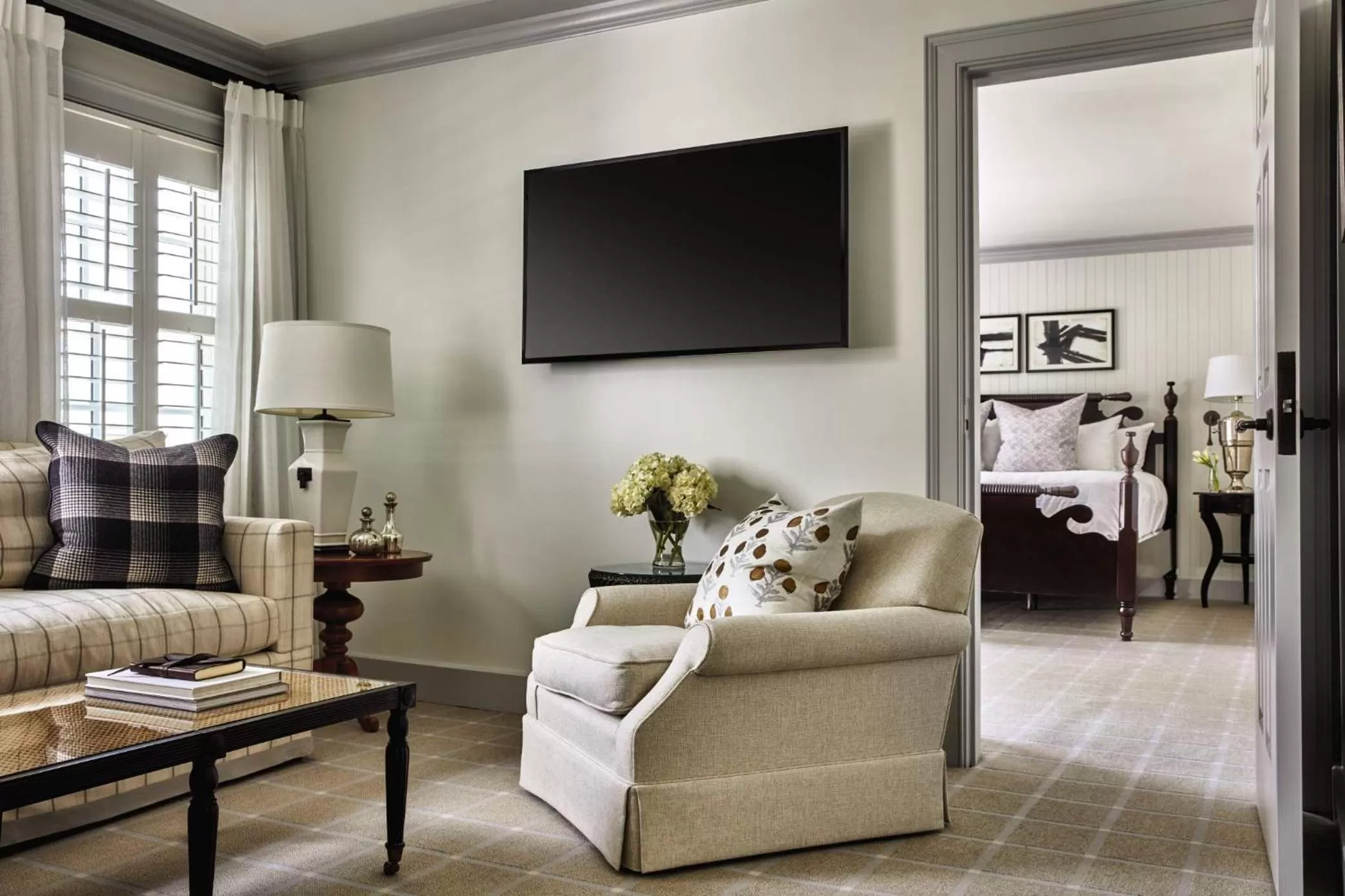 Bed in Inn at Perry Cabin