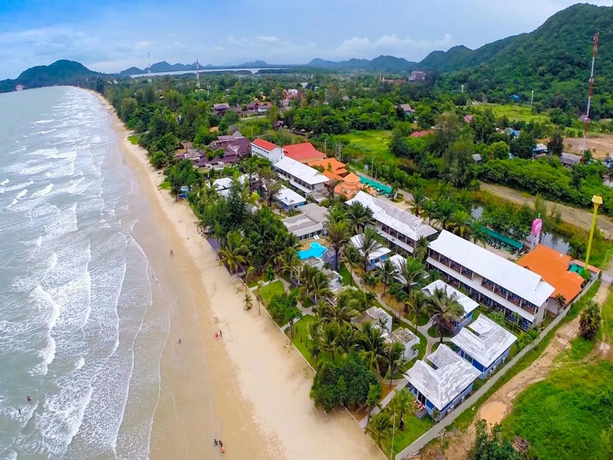 Bird's eye view, Bird's-eye View in Chaolao Tosang Beach Hotel