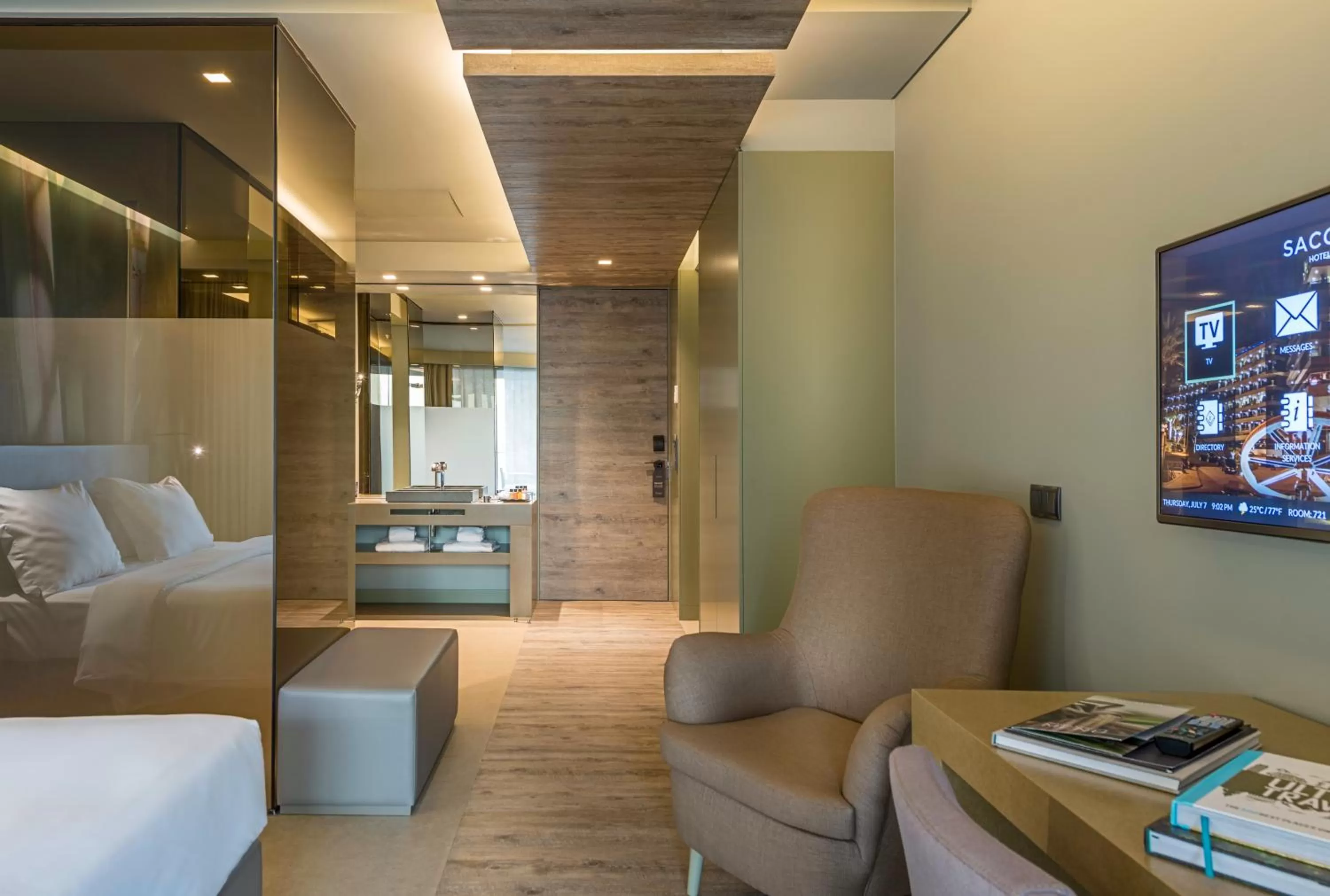 Bathroom, Bed in Saccharum - Resort and Spa - Savoy Signature