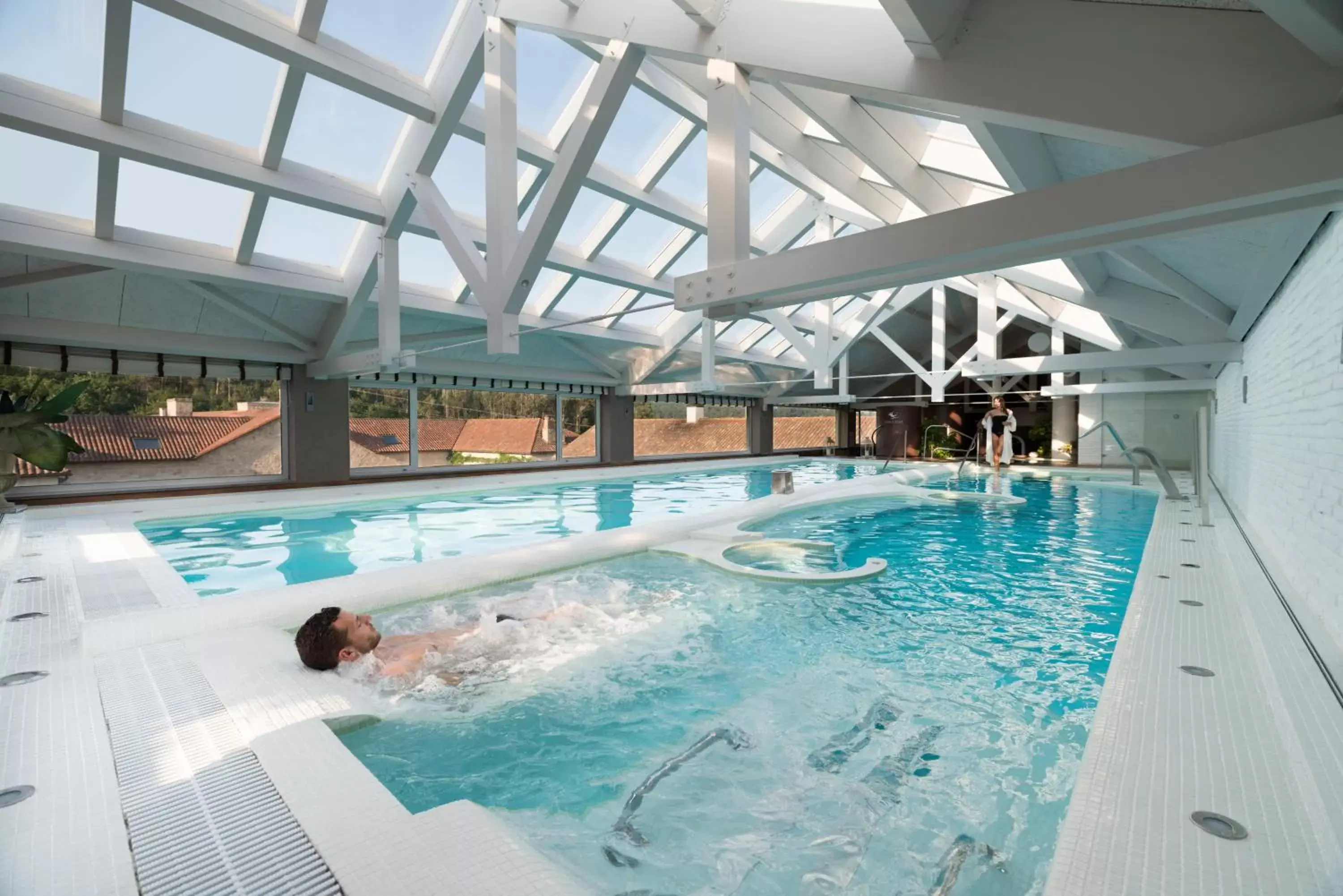 Swimming pool in A Quinta Da Auga Hotel Spa Relais & Chateaux Swimming pool in A Quinta Da Auga Hotel Spa Relais & Chateaux