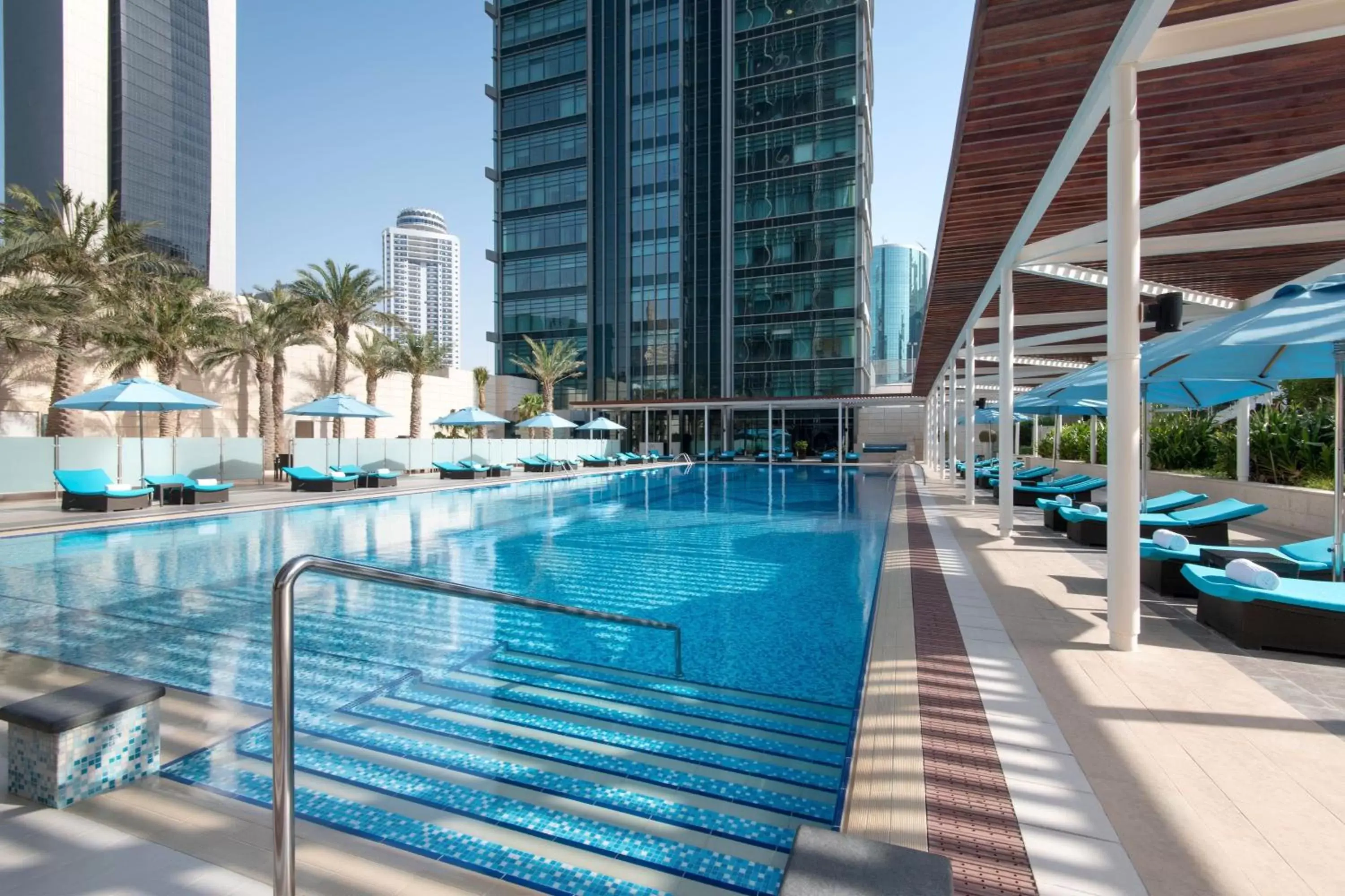 Swimming Pool in Marriott Marquis City Center Doha Hotel