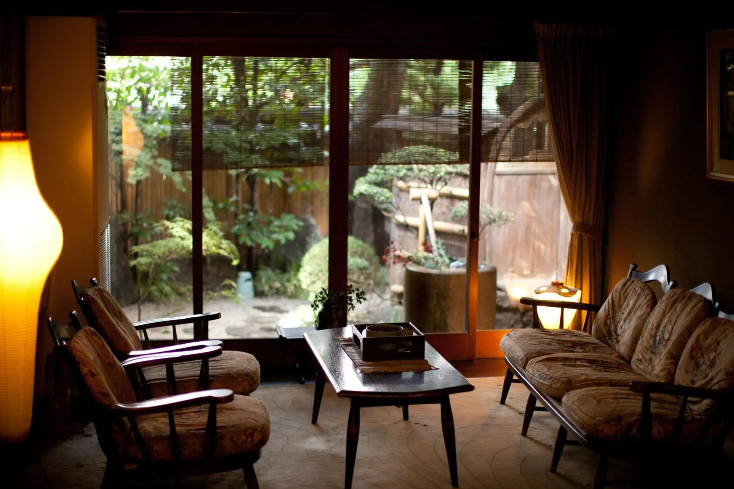 Garden, Seating Area in Kyoto Nanzenji Ryokan Yachiyo