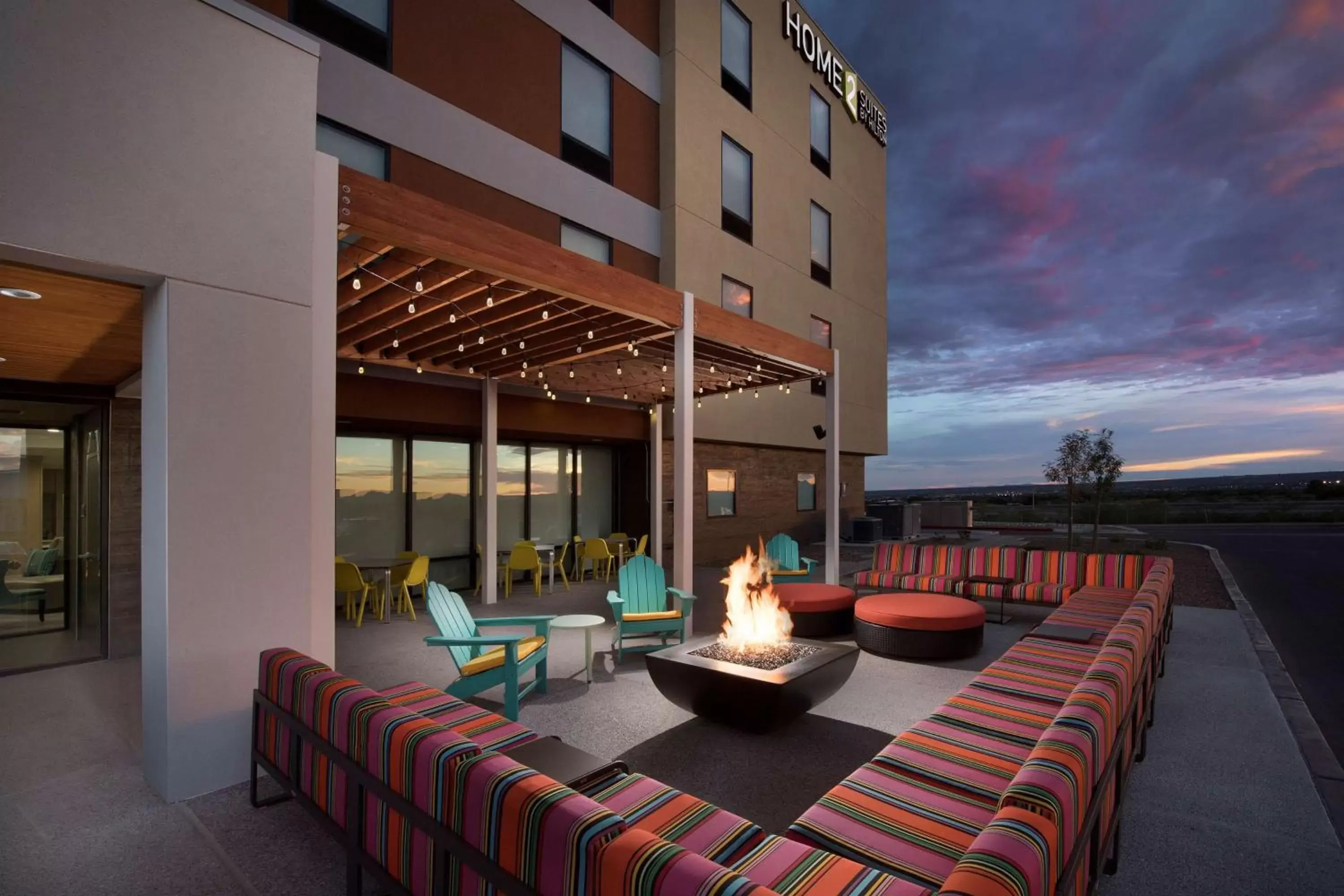 Patio in Home2 Suites By Hilton Las Cruces