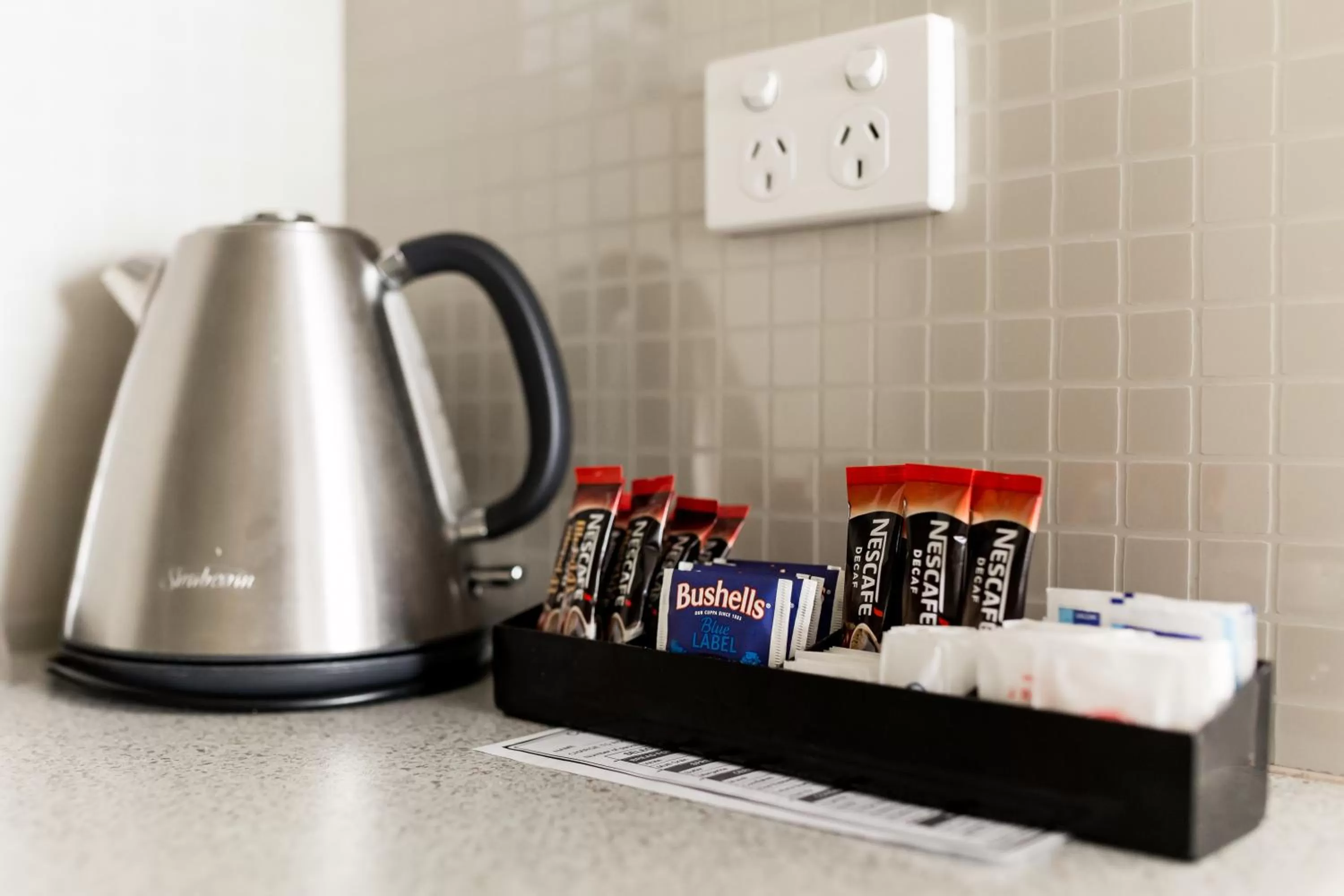 Coffee/tea facilities in St Ives Apartments